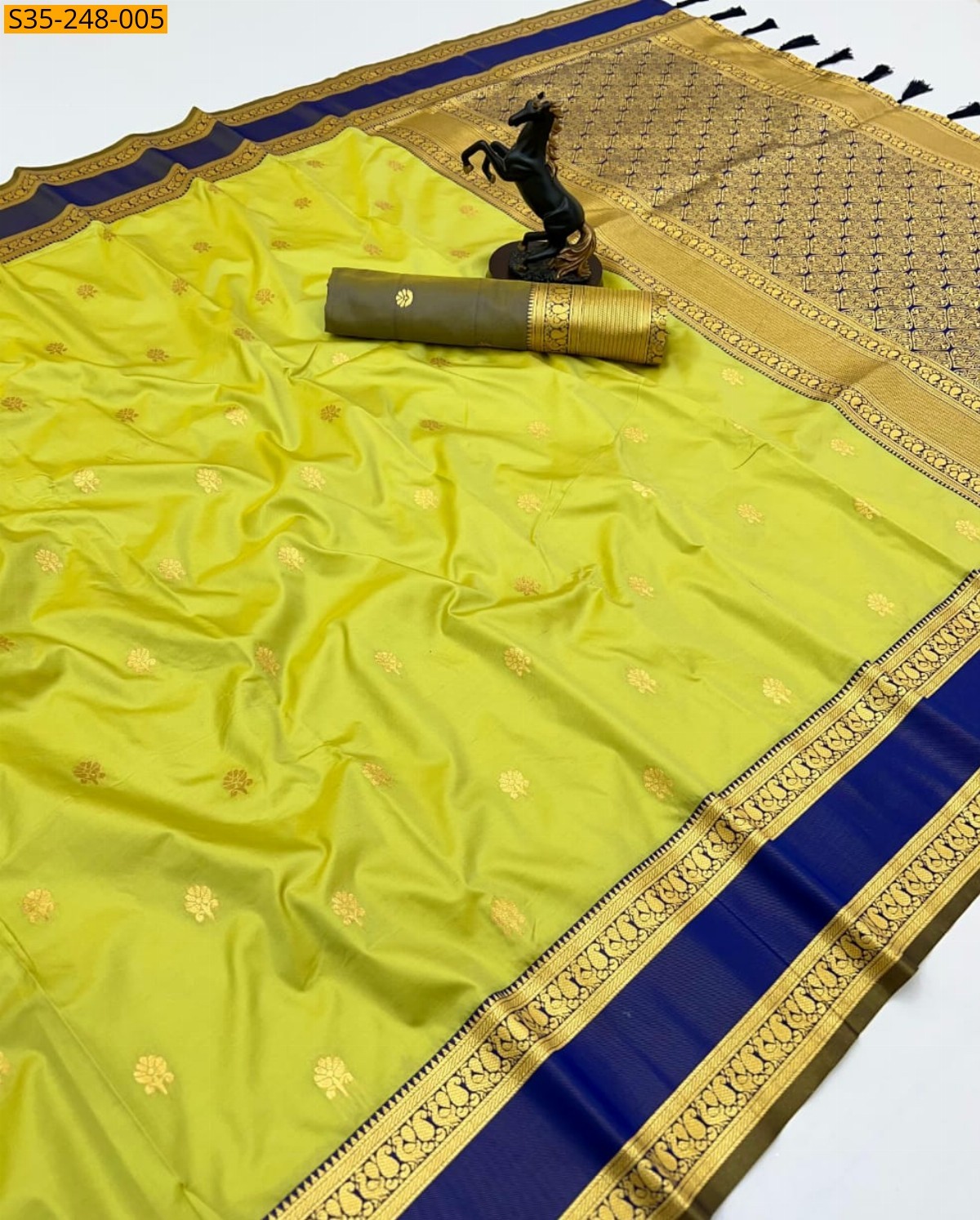 Green Fancy kanjivaram silk saree