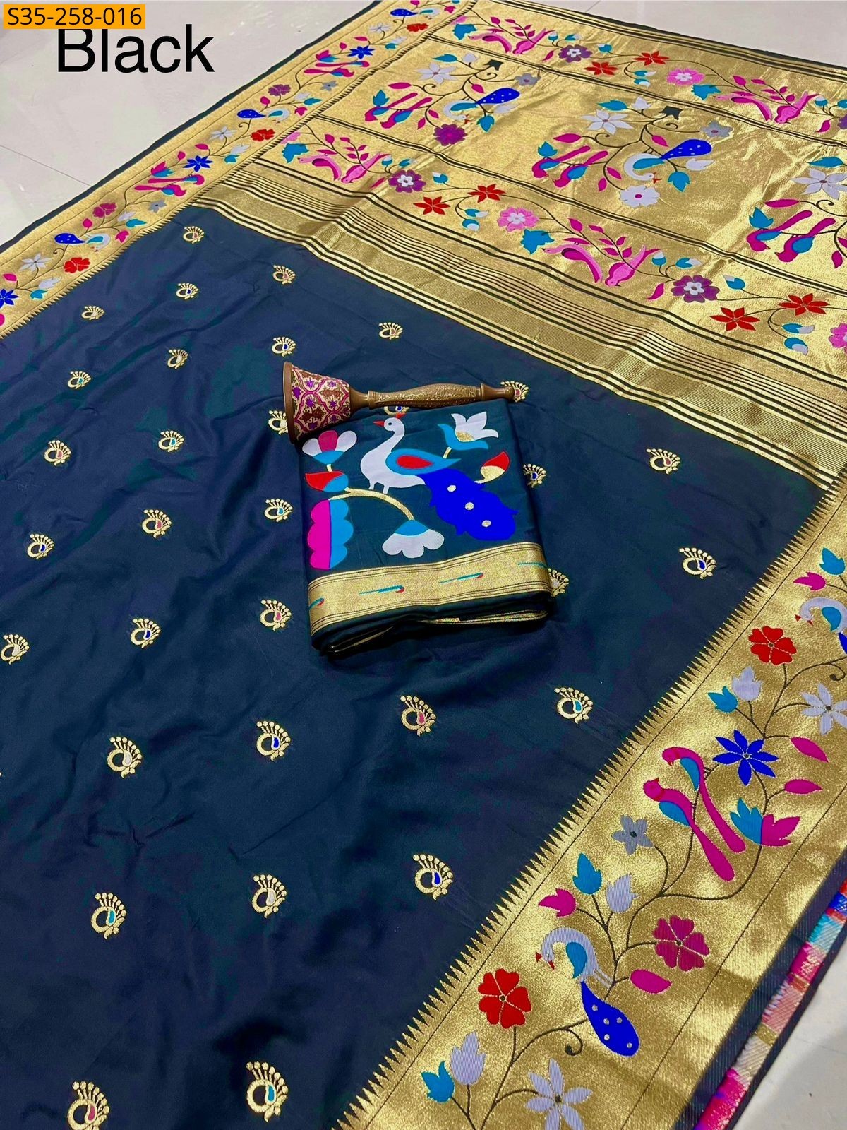 Fancy Paithani silk saree 
