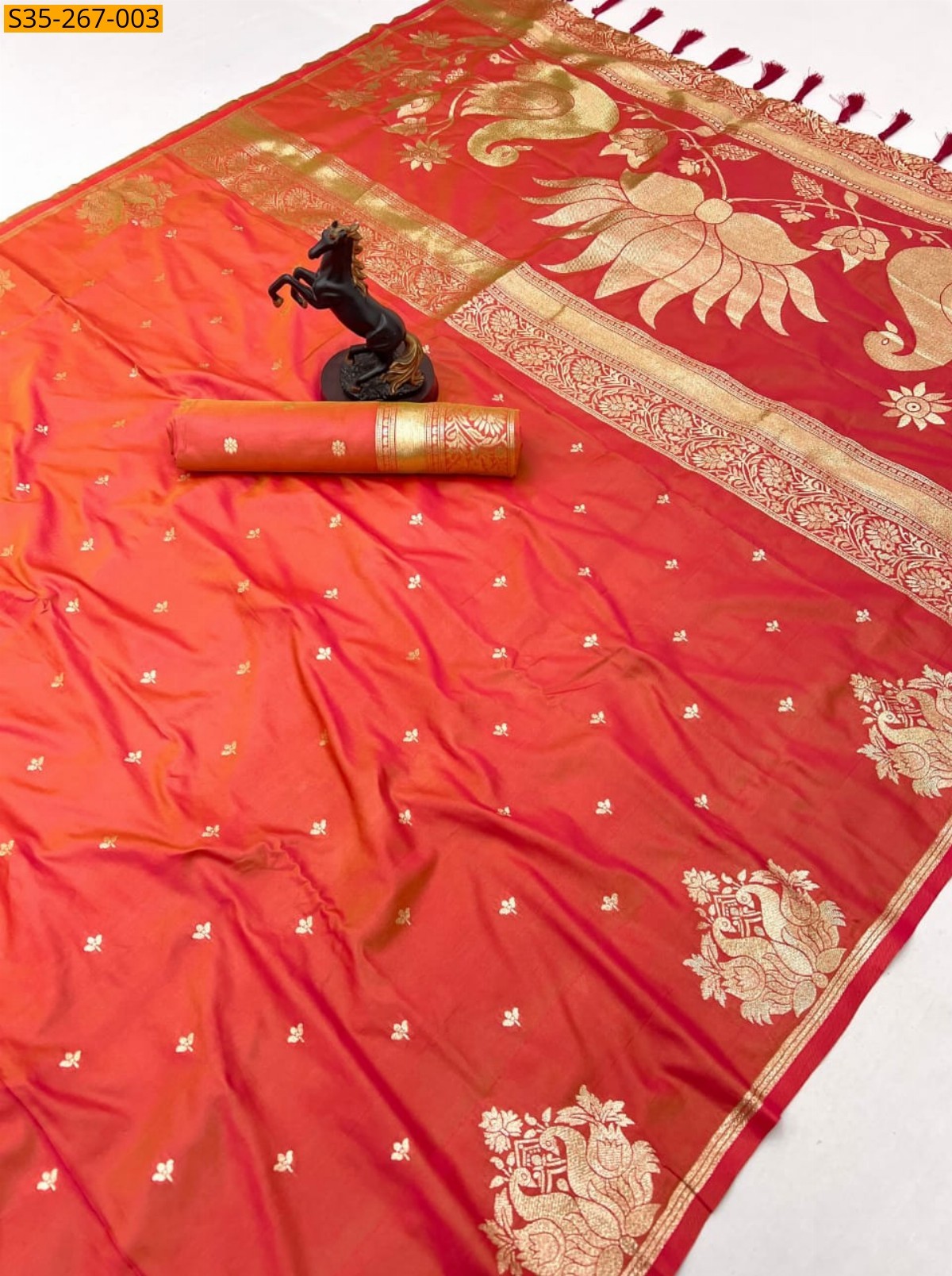 Fancy Banarasi silk saree