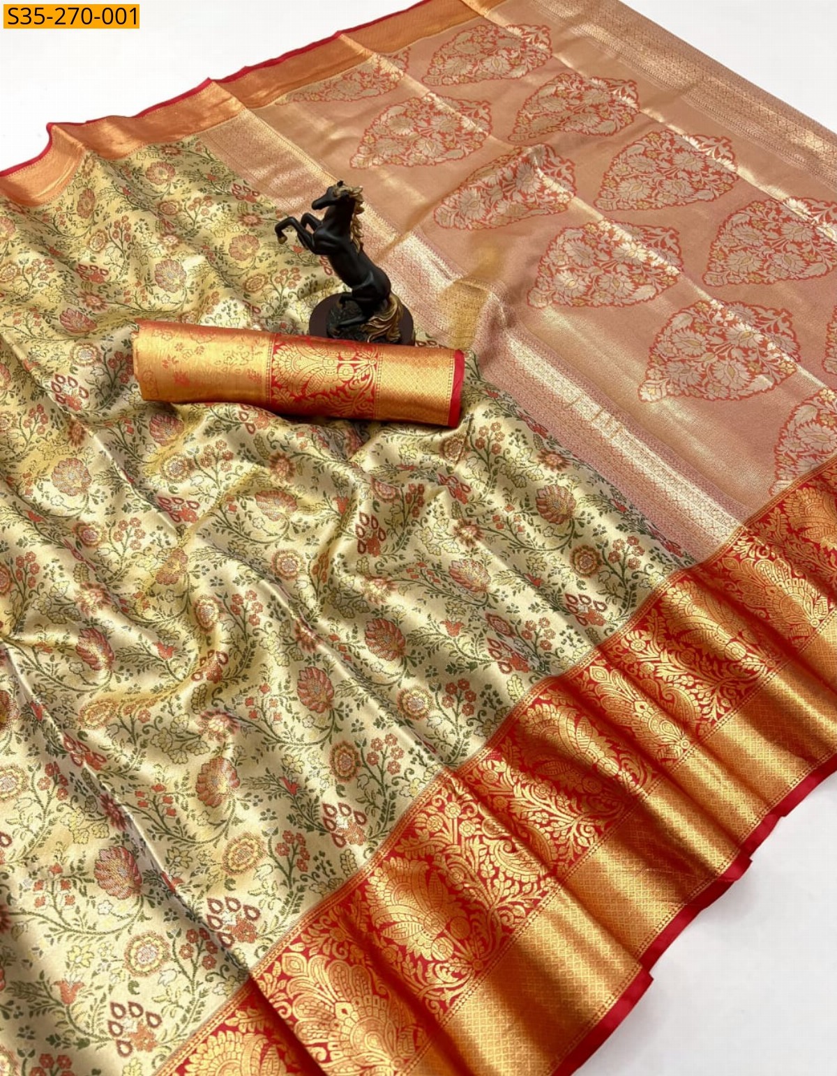 Green Fancy  Kanjivaram Silk Sarees