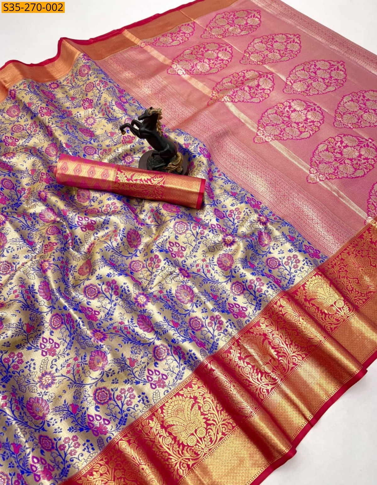 Violet Fancy  Kanjivaram Silk Sarees