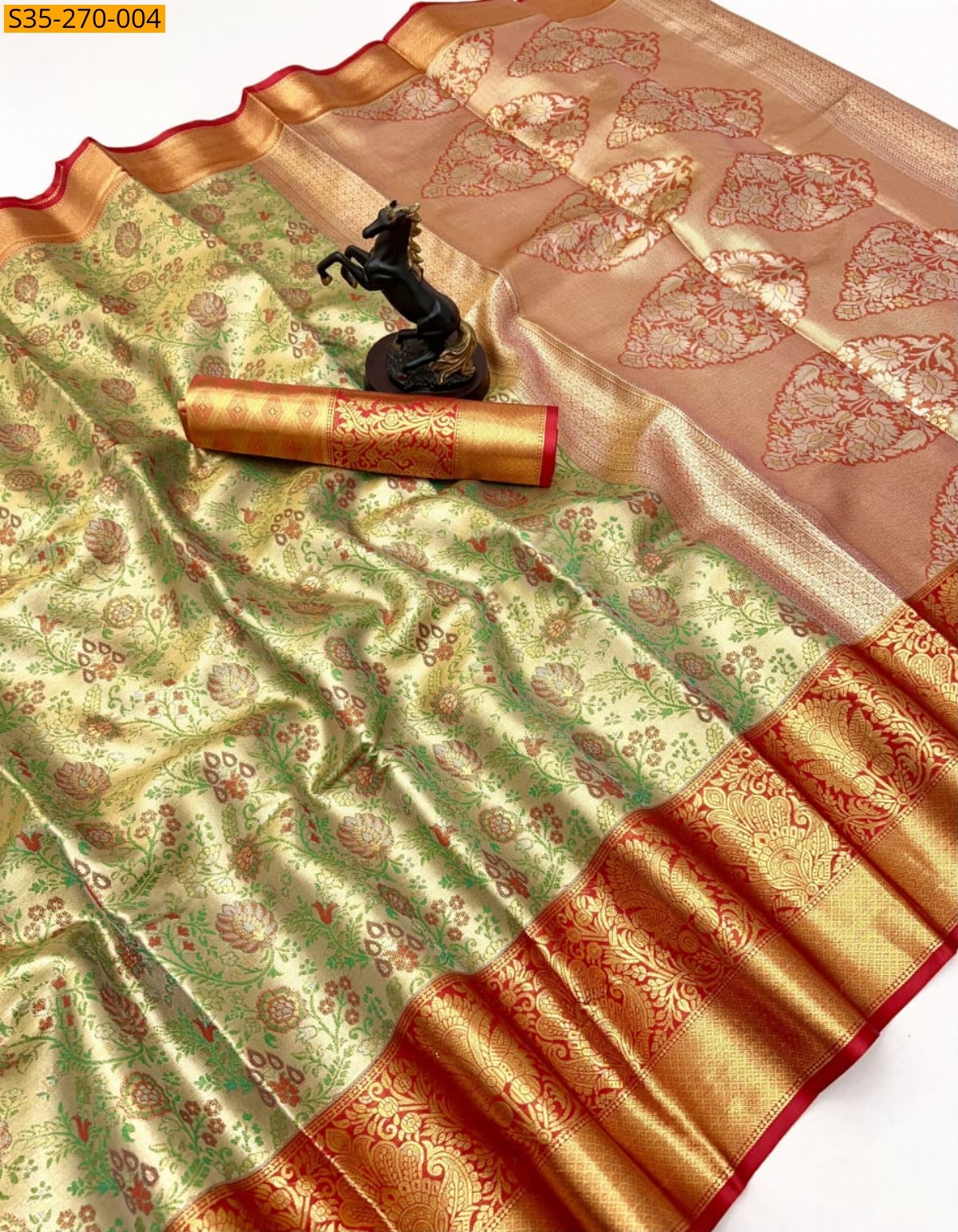 Green Fancy  Kanjivaram Silk Sarees