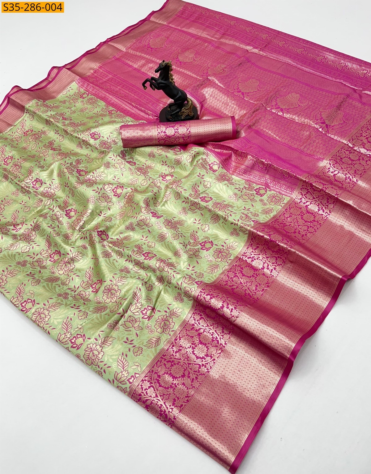 Green Fancy Kanjivaram Silk Saree