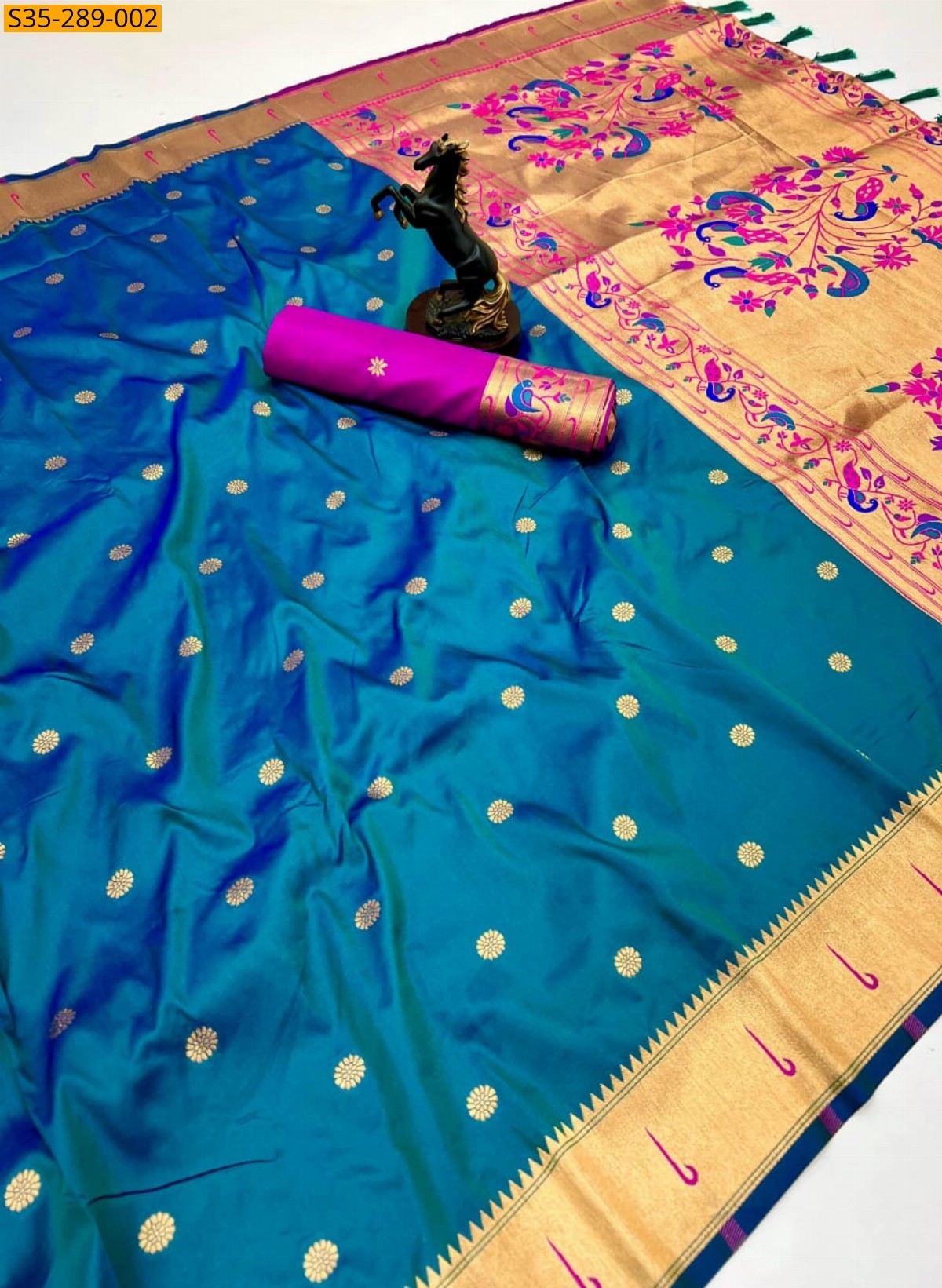 Fancy Paithani Silk Saree