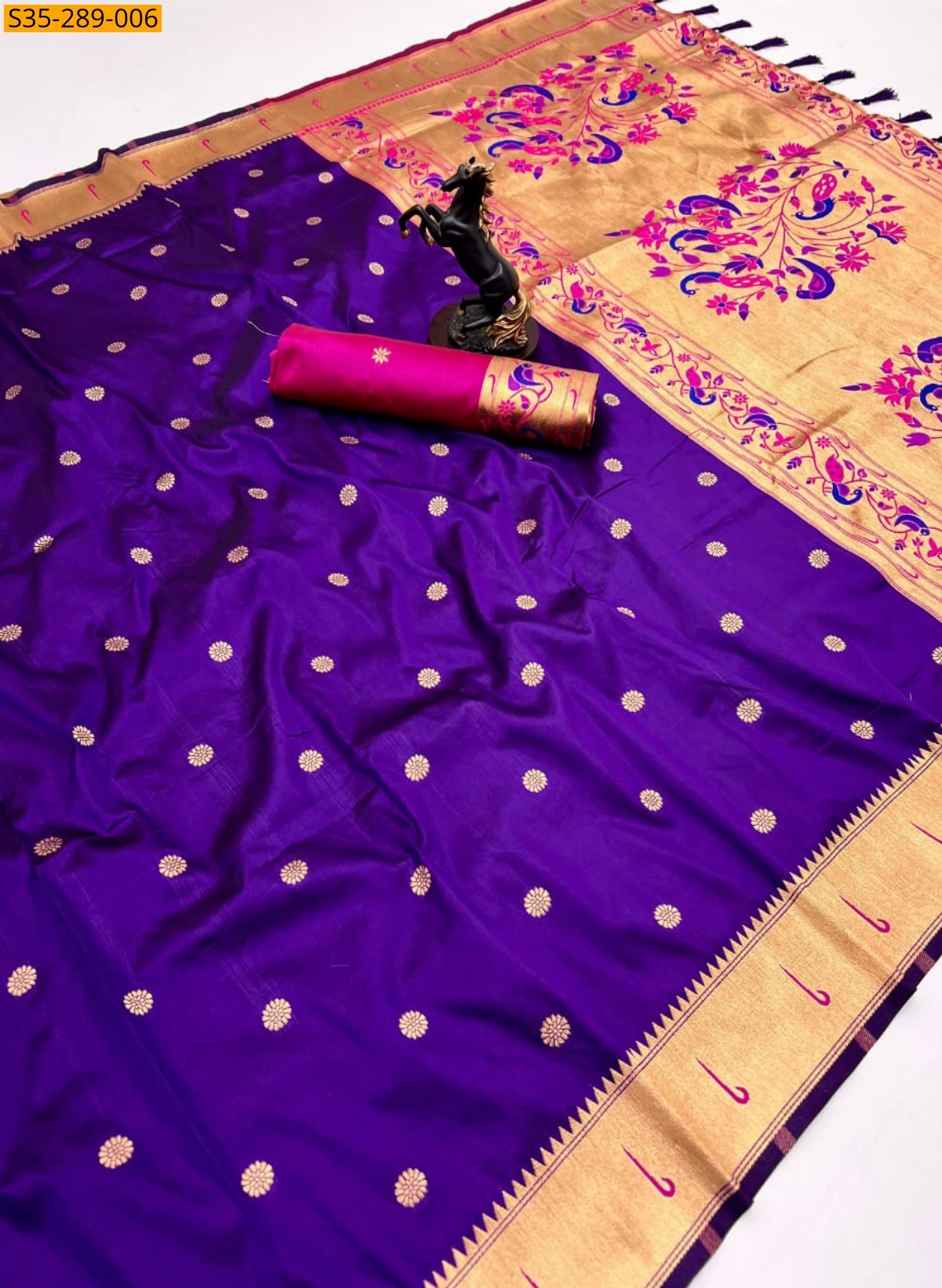 Fancy Paithani Silk Saree