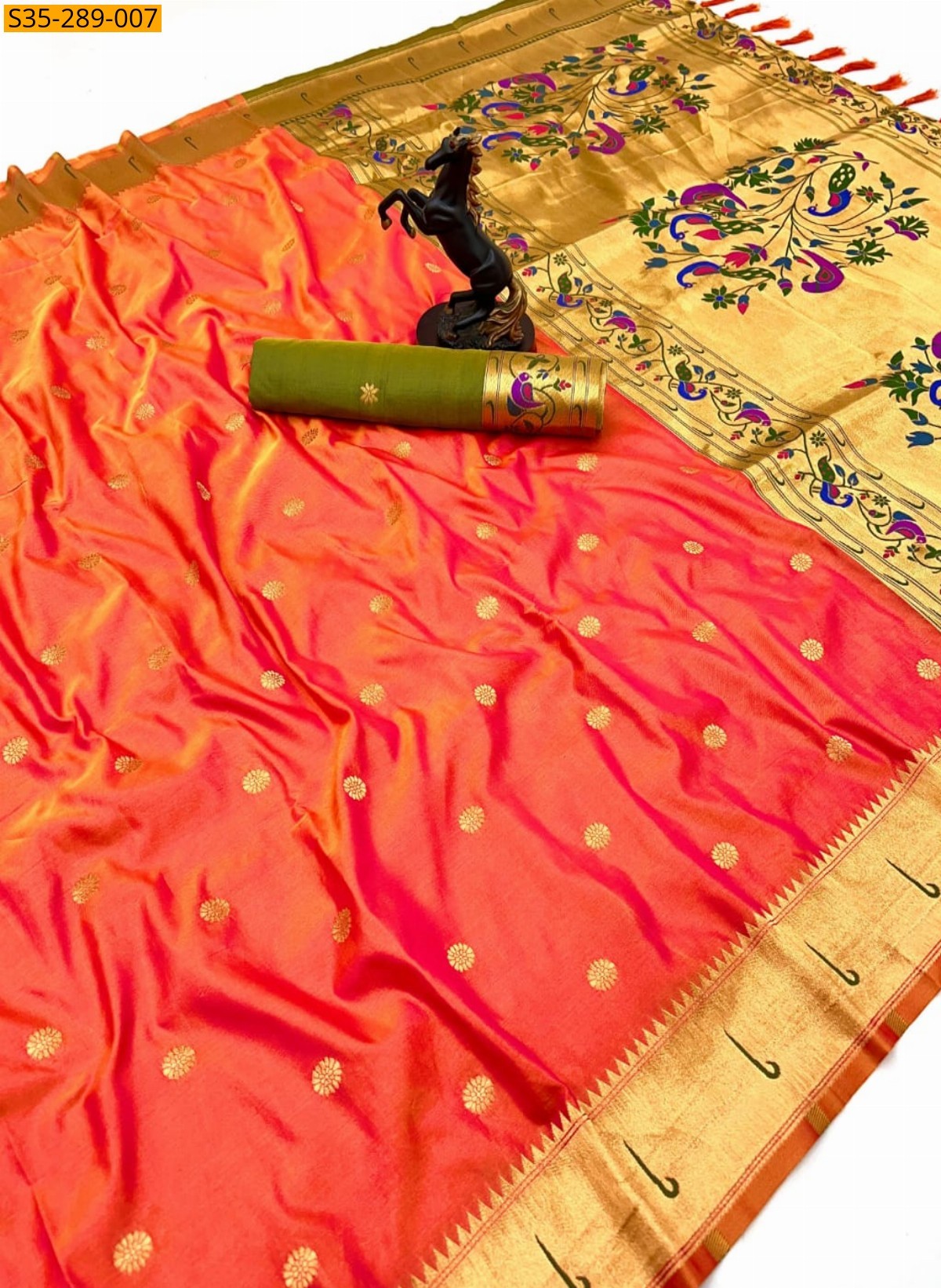 Fancy Paithani Silk Saree