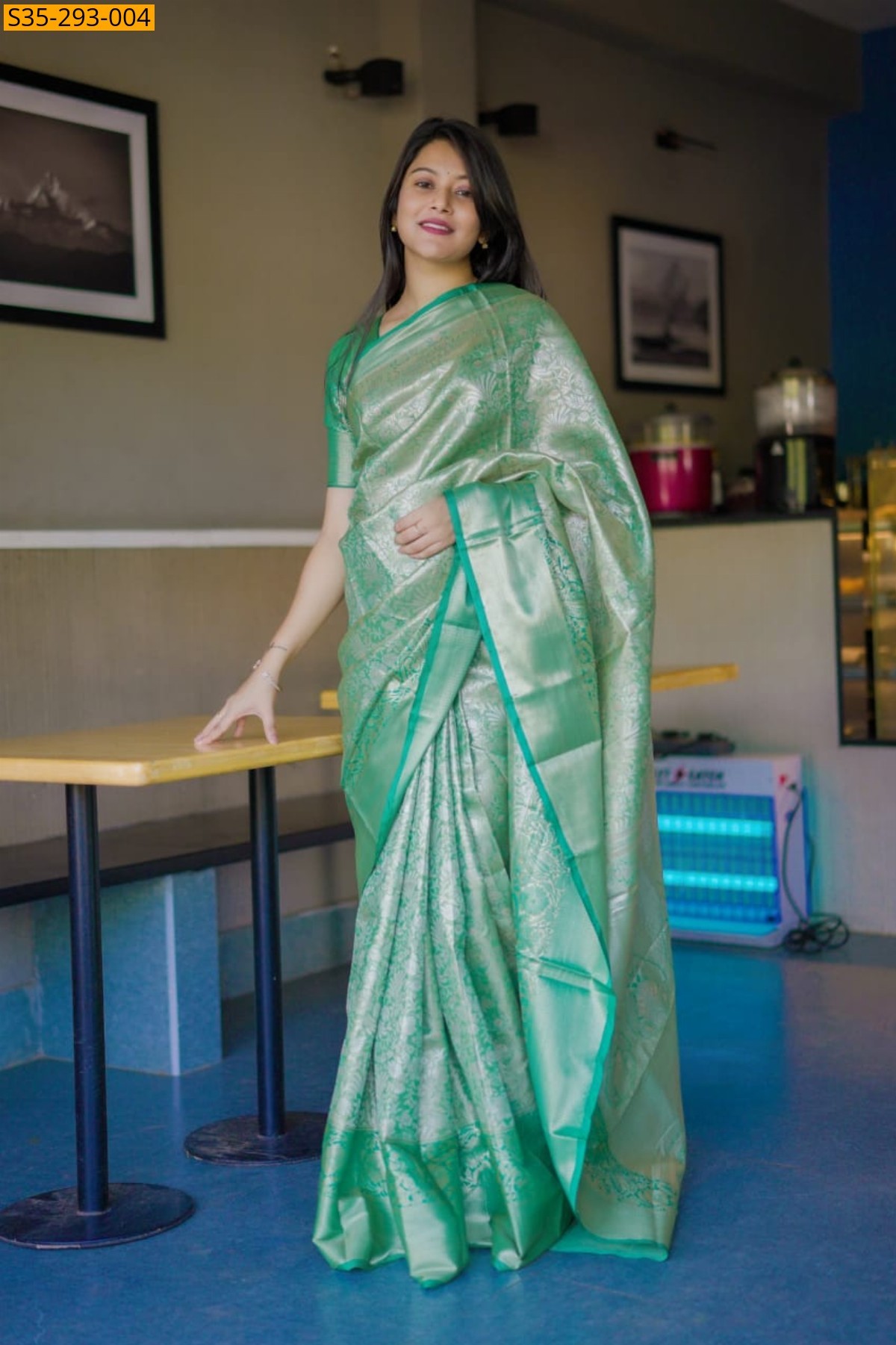 Green Fancy Bridal Kanchipuram Silk Saree