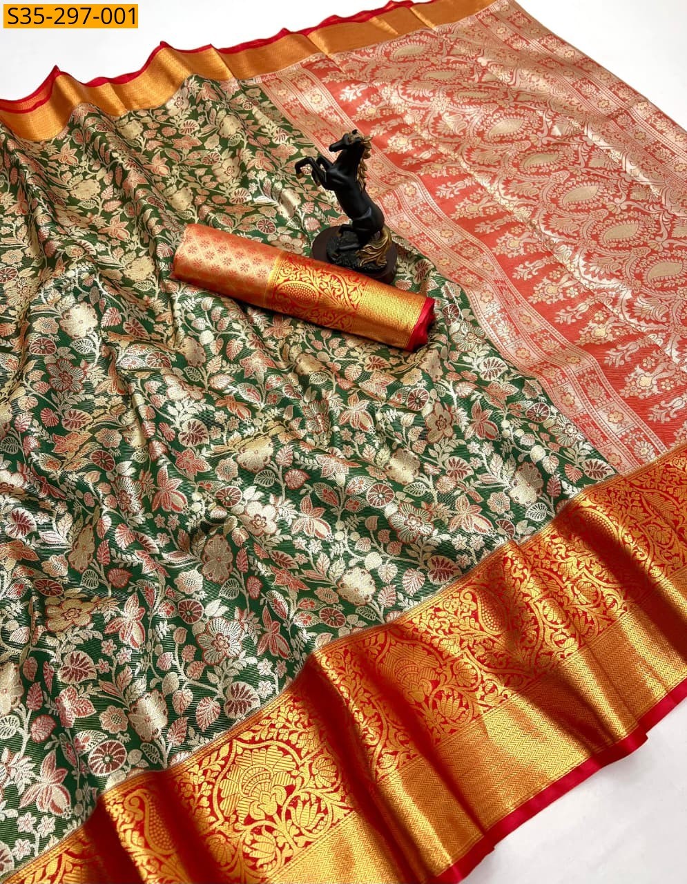 Green Fancy Kanjivaram Silk Saree