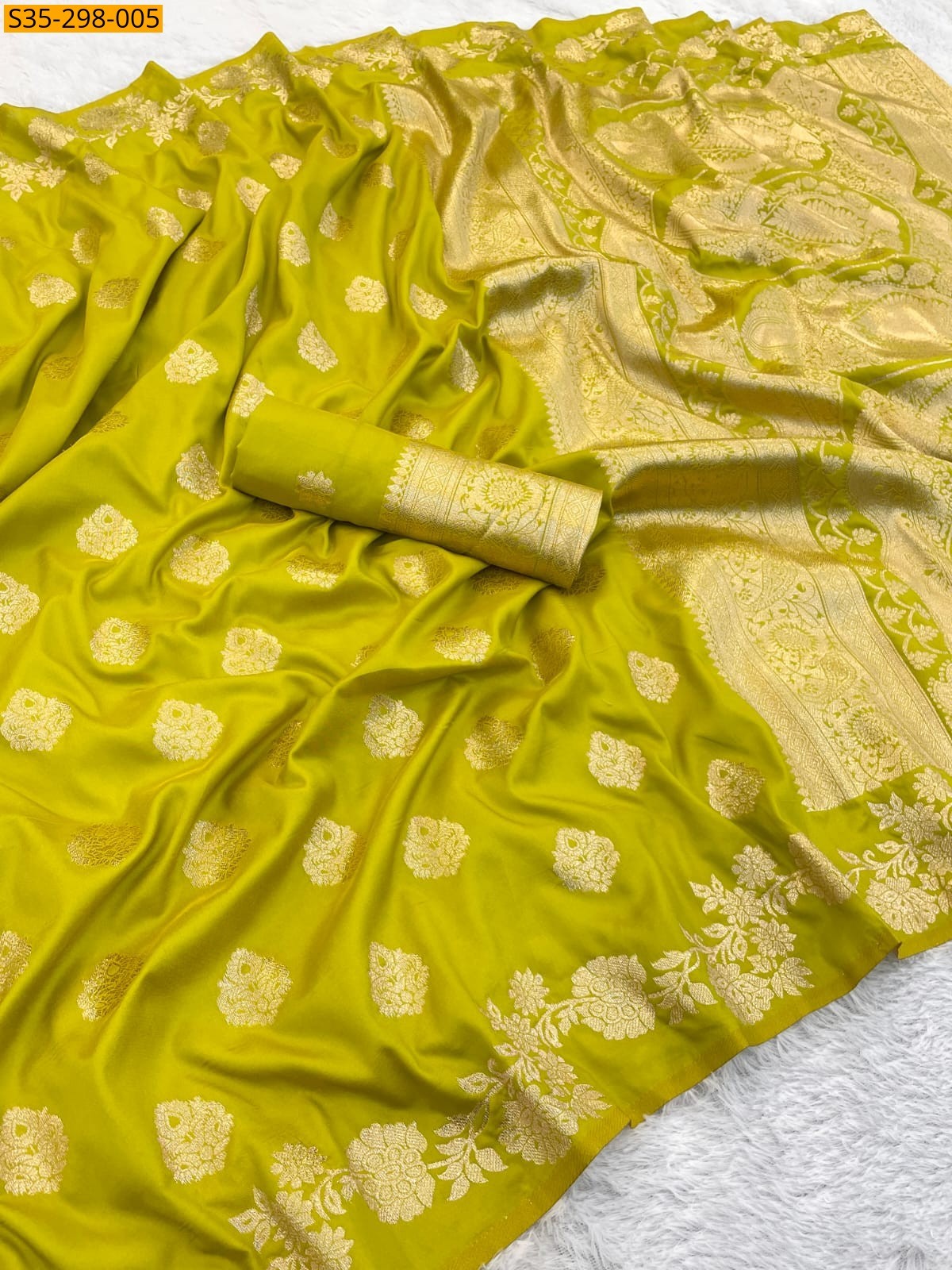 Fancy Banarasi silk saree