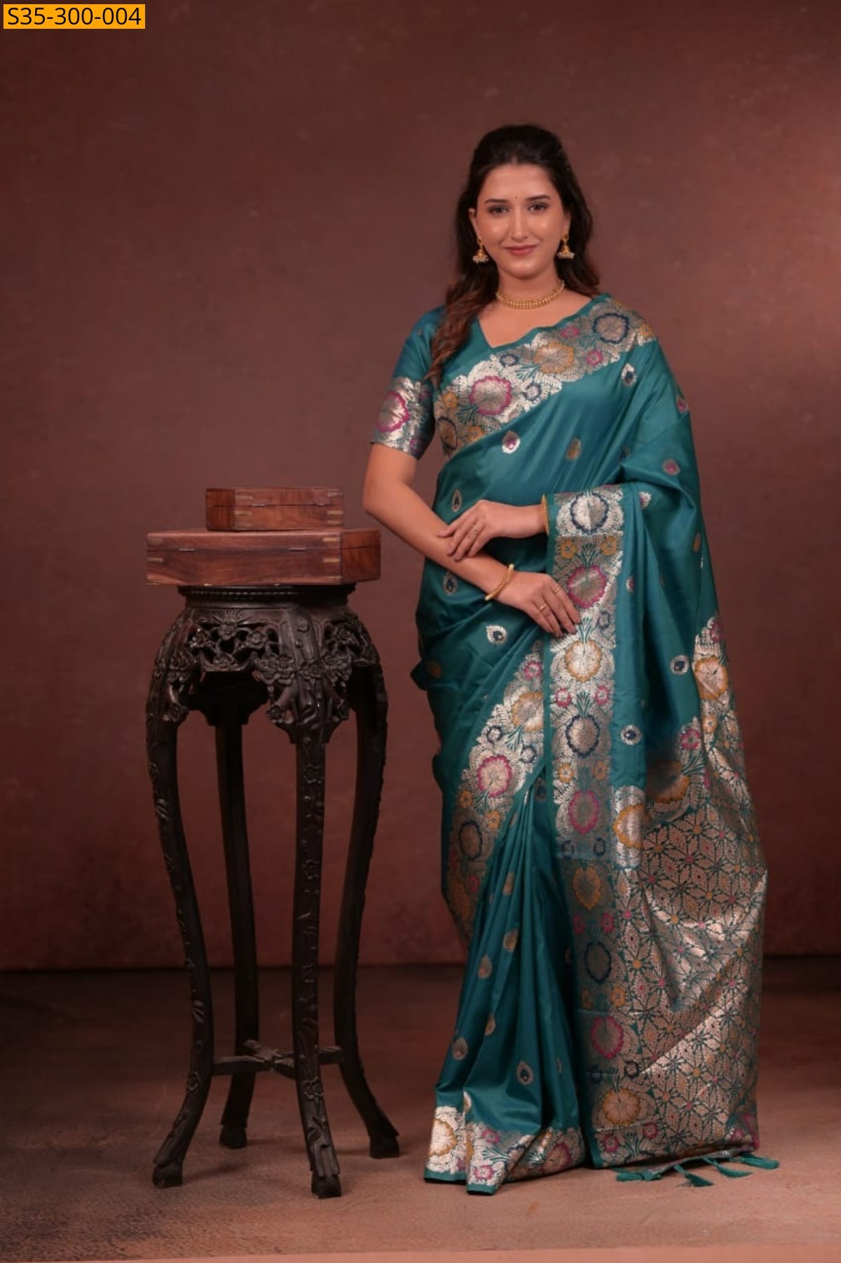 Blue Fancy Soft Paithani Silk Saree