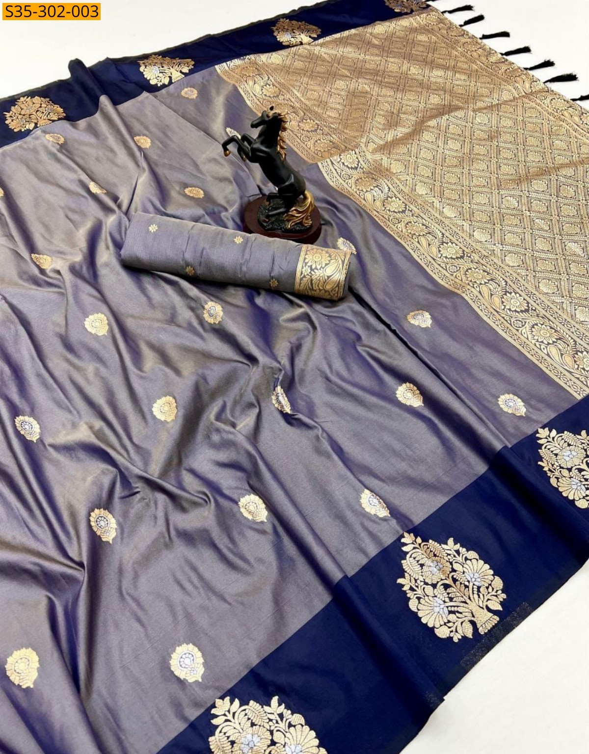Blue Paithani Soft Silk Sarees