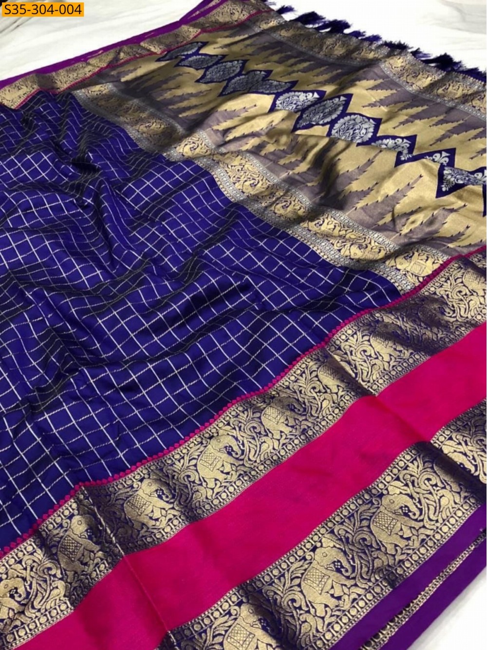 Fancy kanjeevarm silk saree