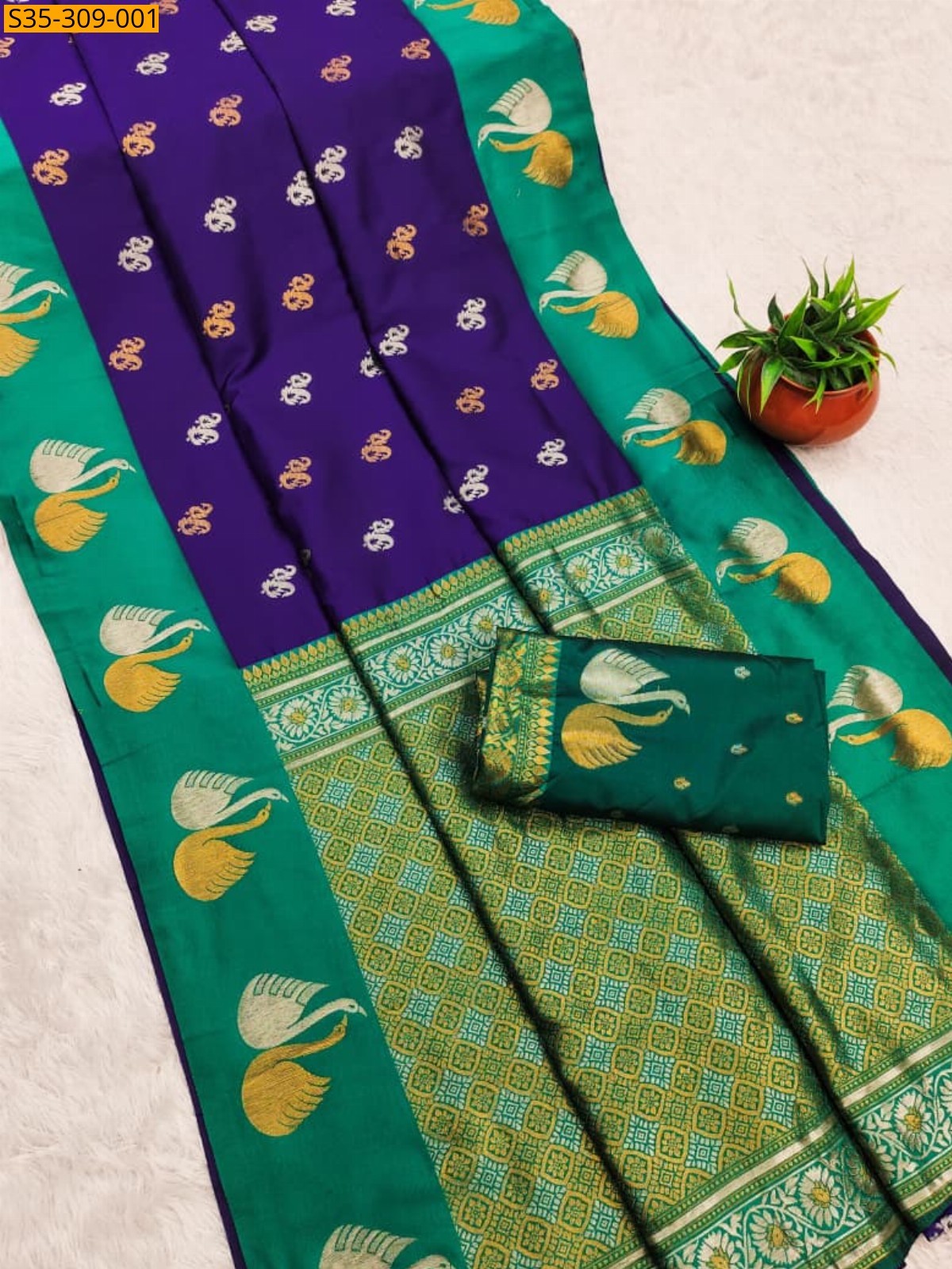 Violet Fancy  Soft Silk Saree