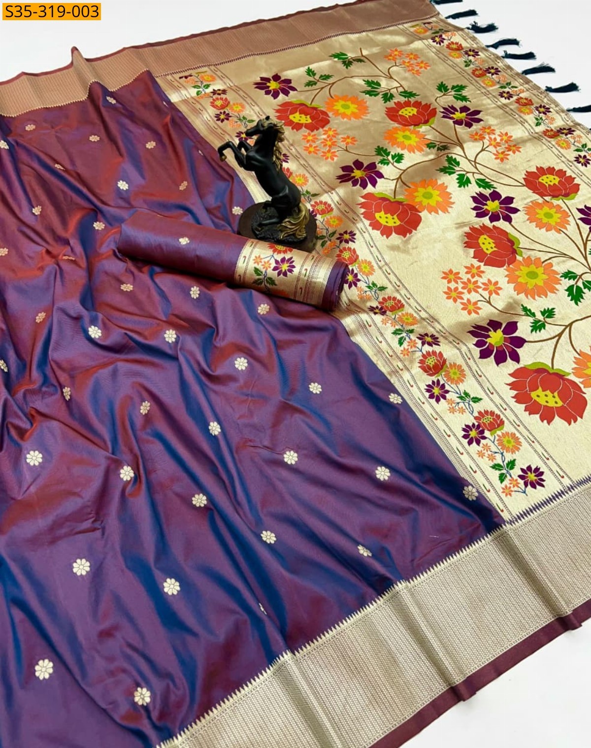Fancy Paithani Silk Saree