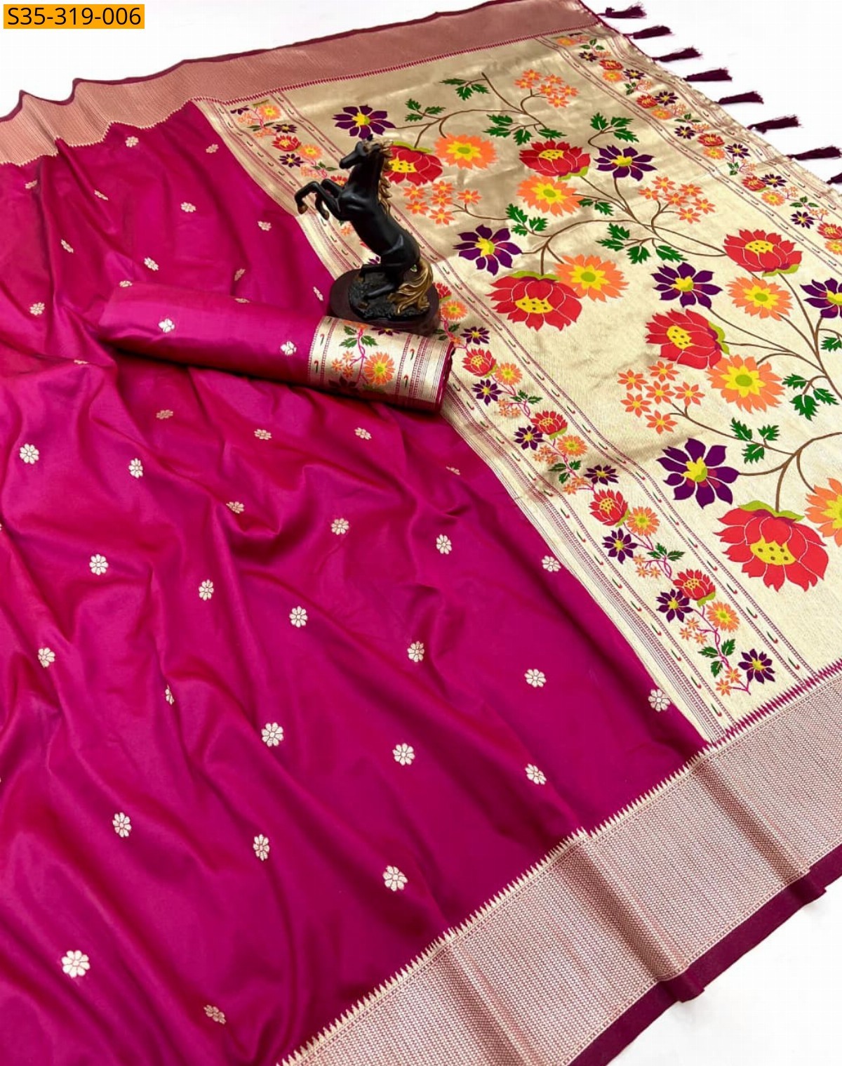 Fancy Paithani Silk Saree