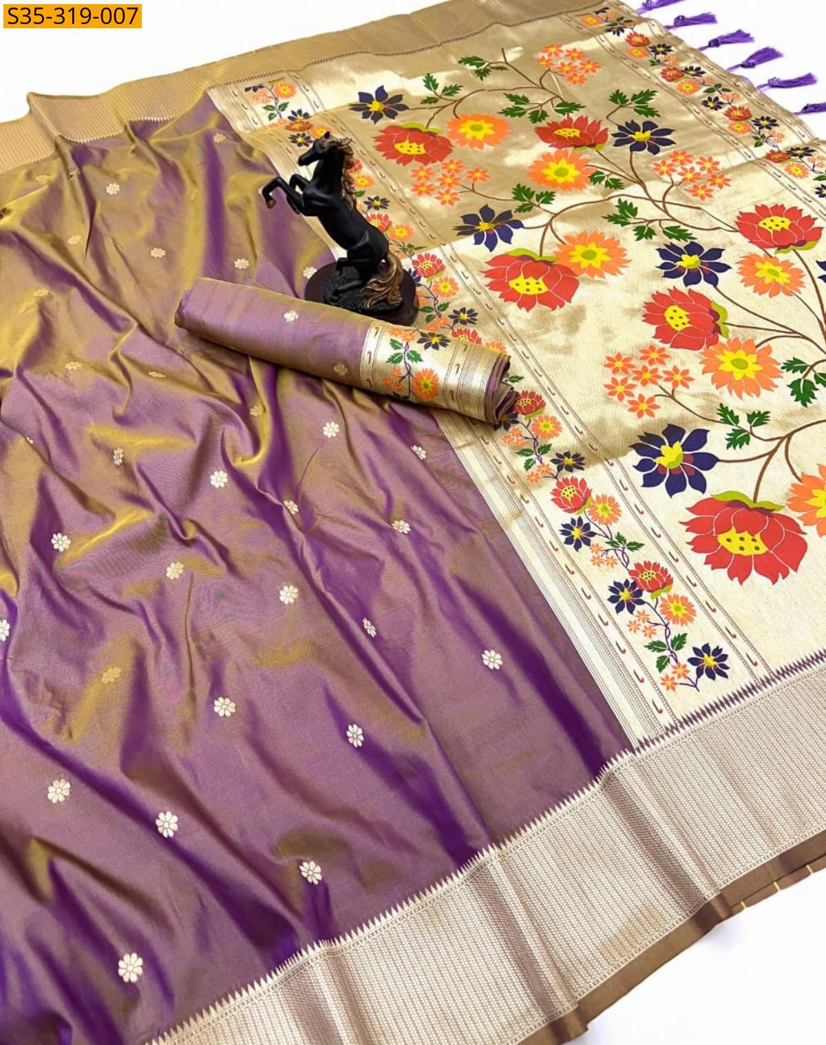 Fancy Paithani Silk Saree