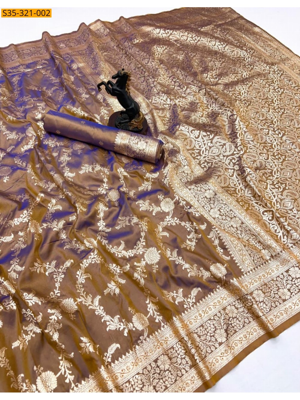 Banarasi soft silk saree