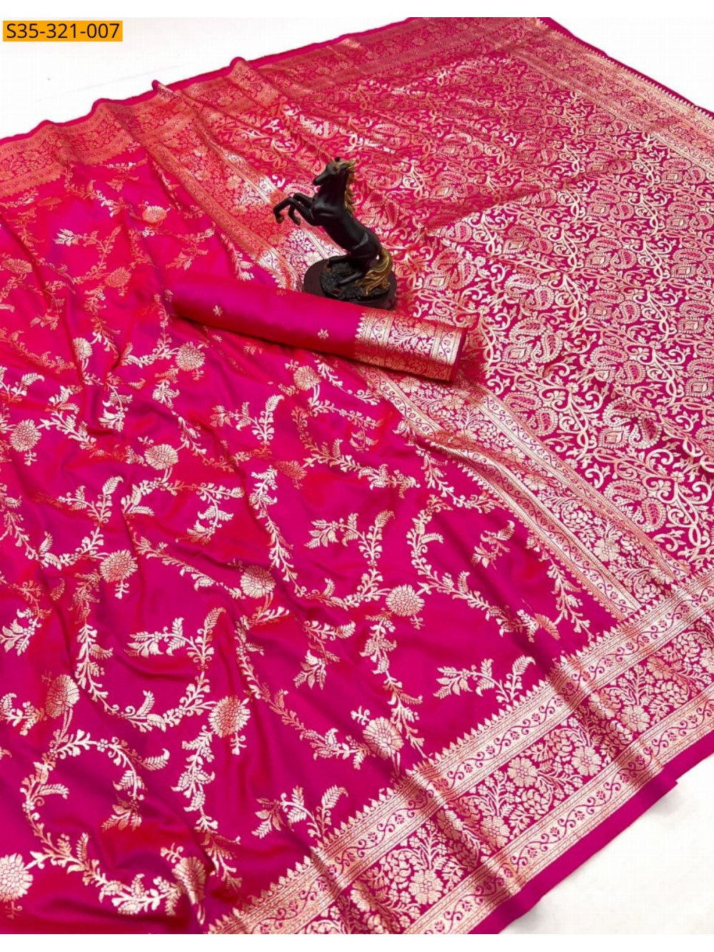 Banarasi soft silk saree