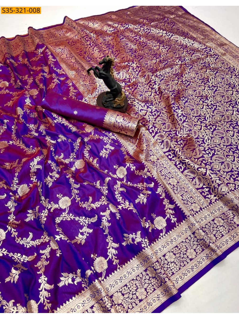Banarasi soft silk saree