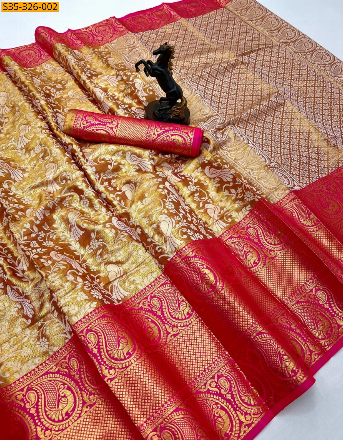 Kanjivaram Silk Sarees - Red