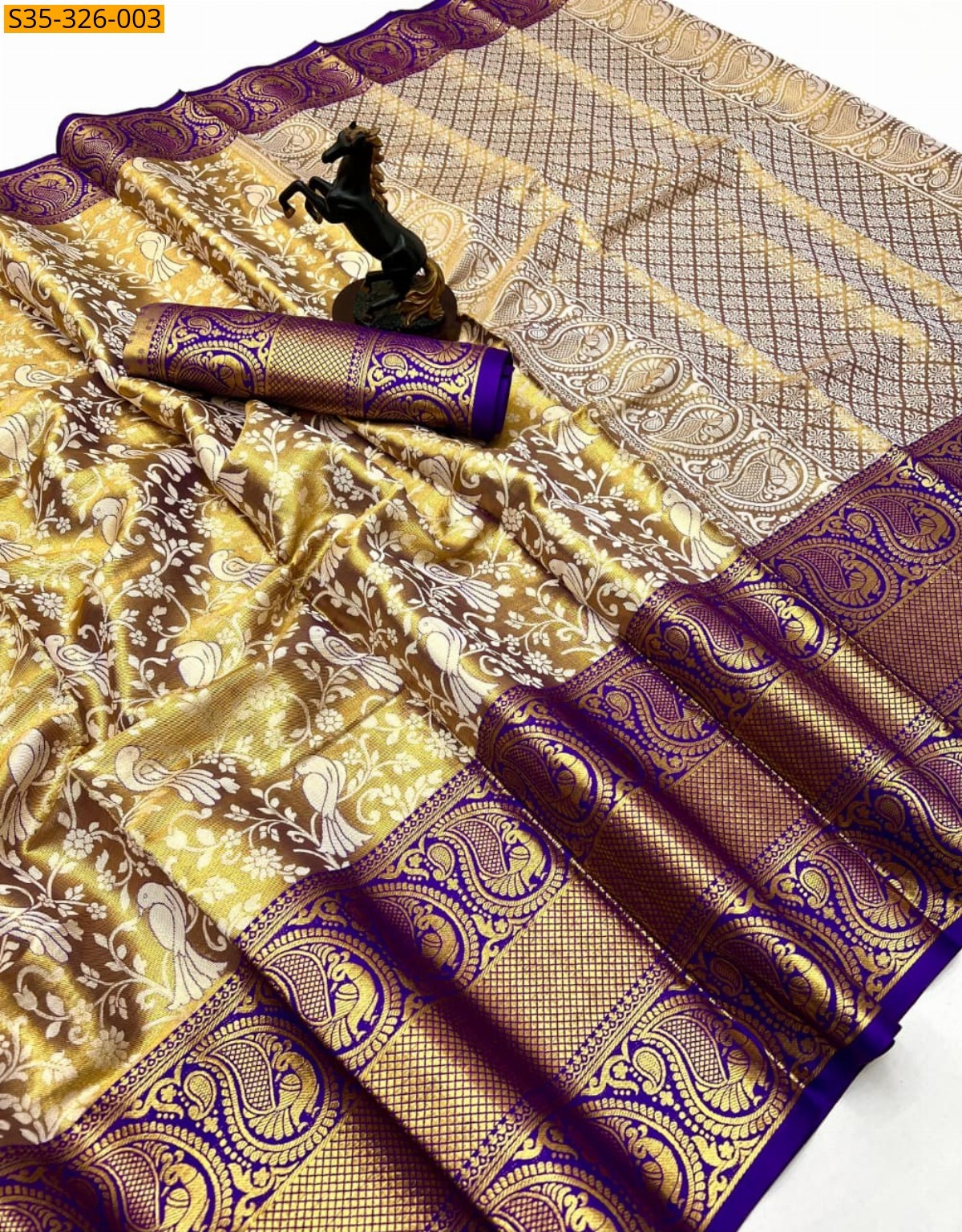 Purple Kanjivaram Silk Sarees