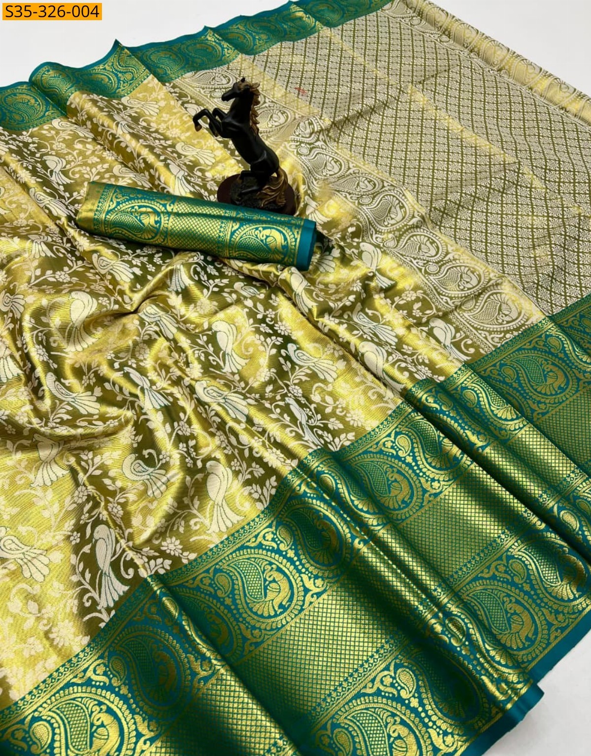 Green Kanjivaram Silk Sarees