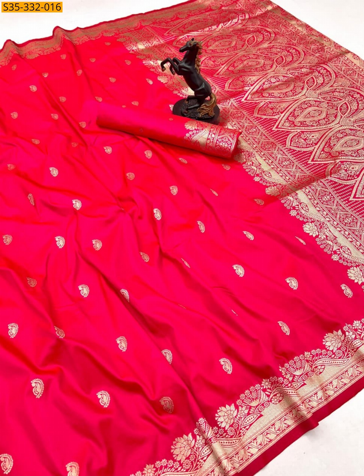 Dark Pink Fancy Soft Silk saree