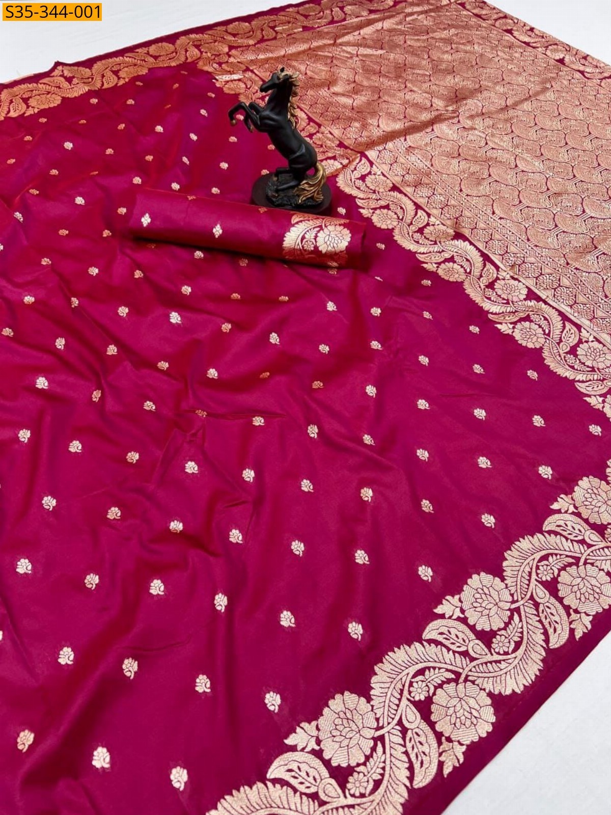 Pink Banarasi Silk Sarees
