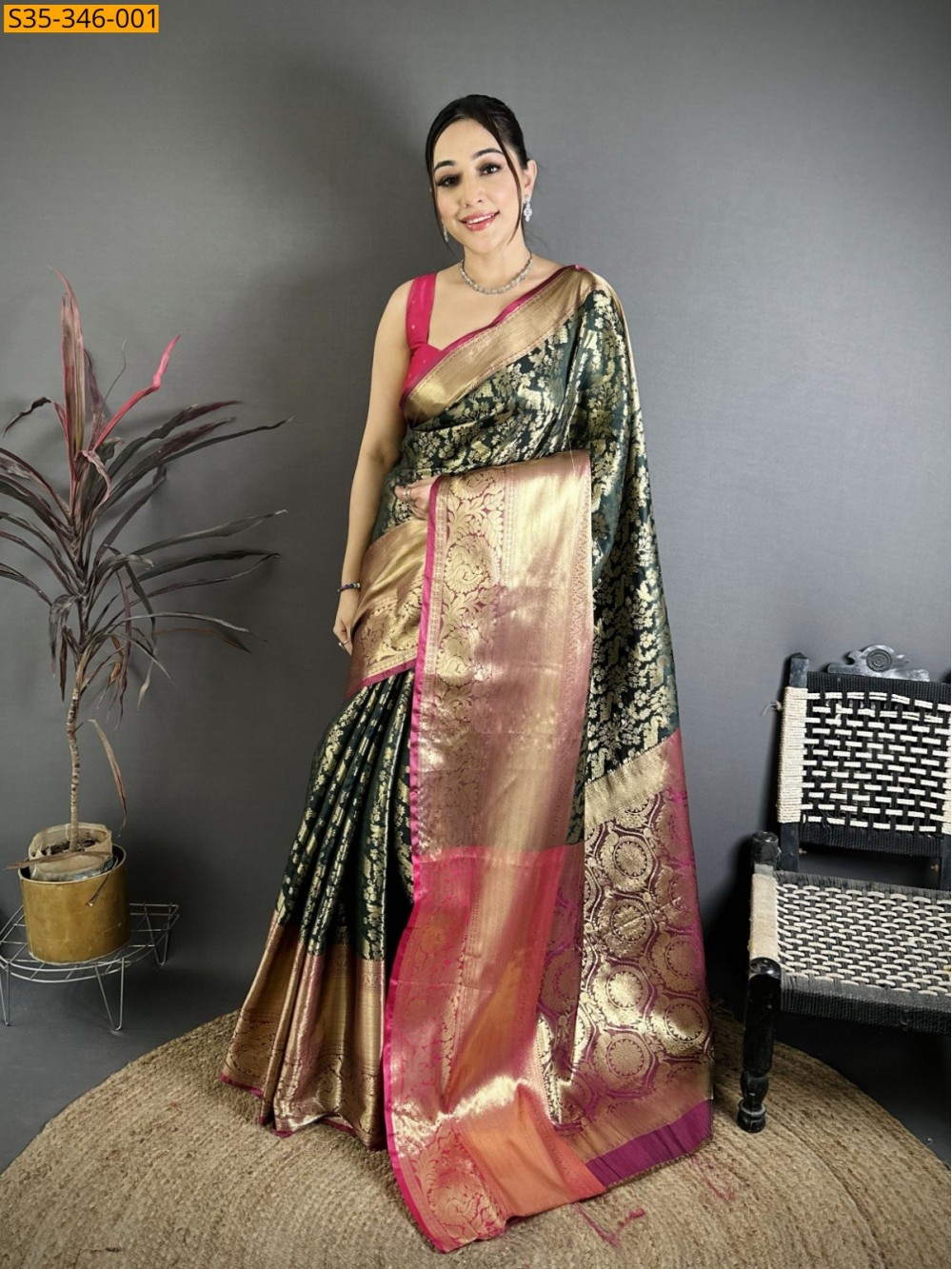Kanjivaram Katan Silk Saree