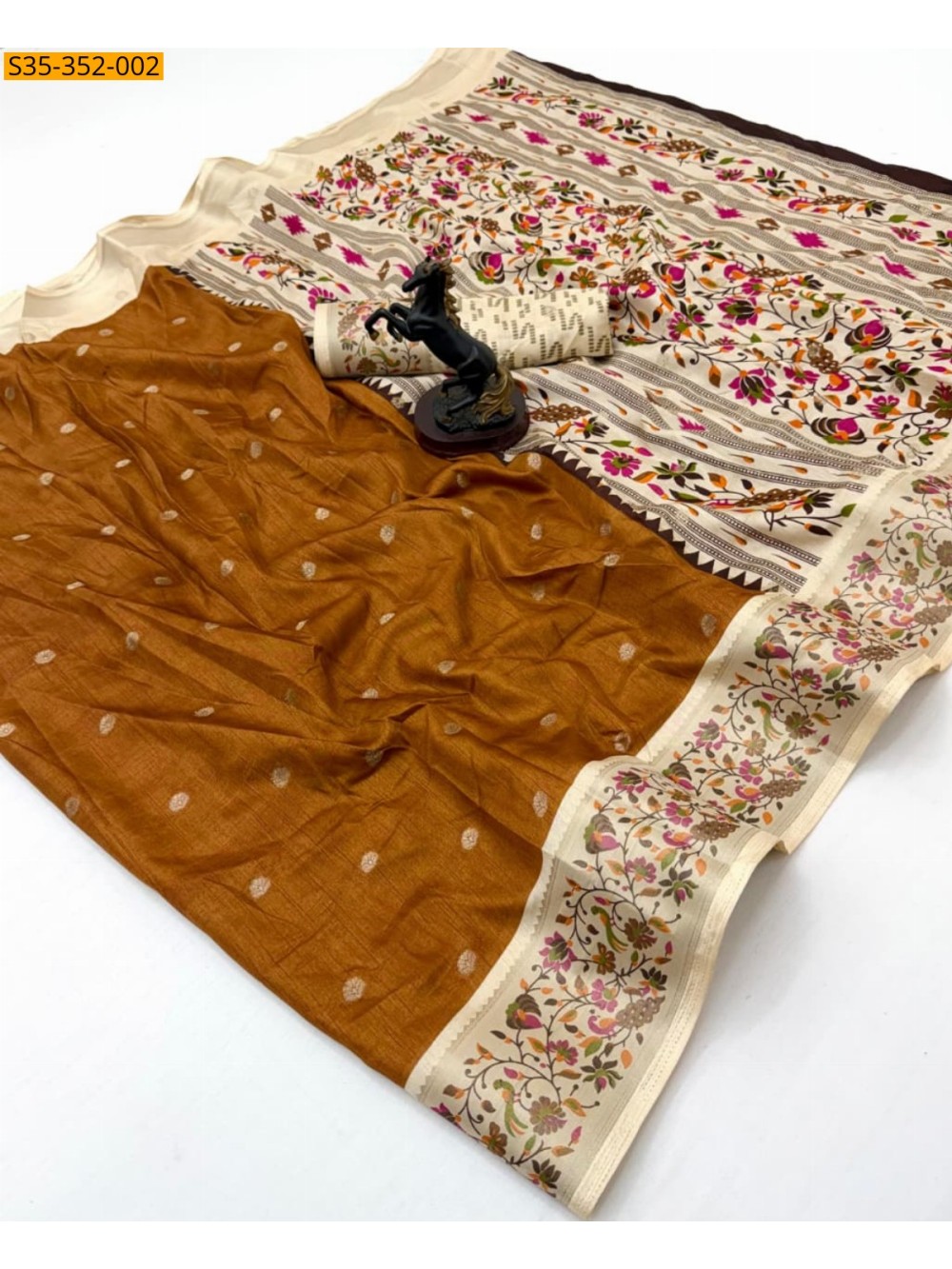 Fancy Tusser Silk Sarees