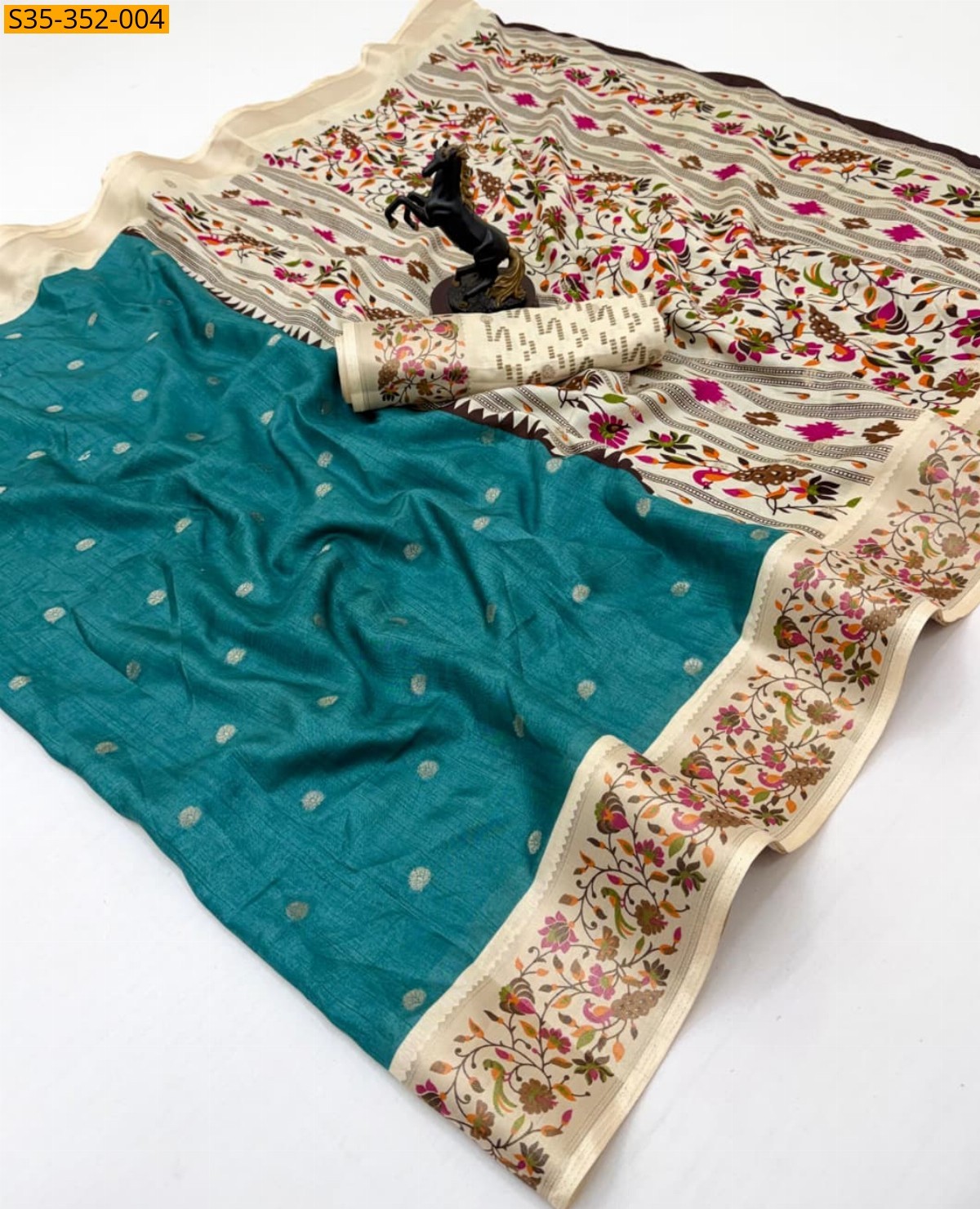 Fancy Tusser Silk Sarees