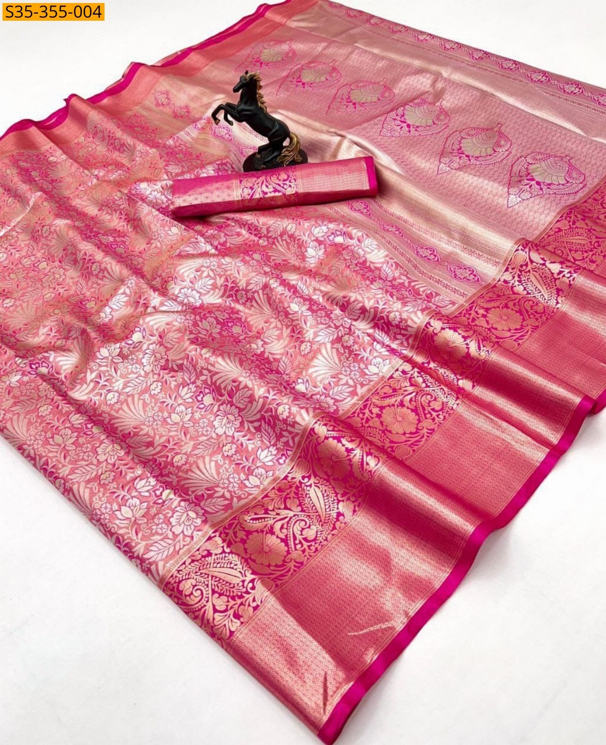 Pink Fancy Kanchipuram Silk Sarees