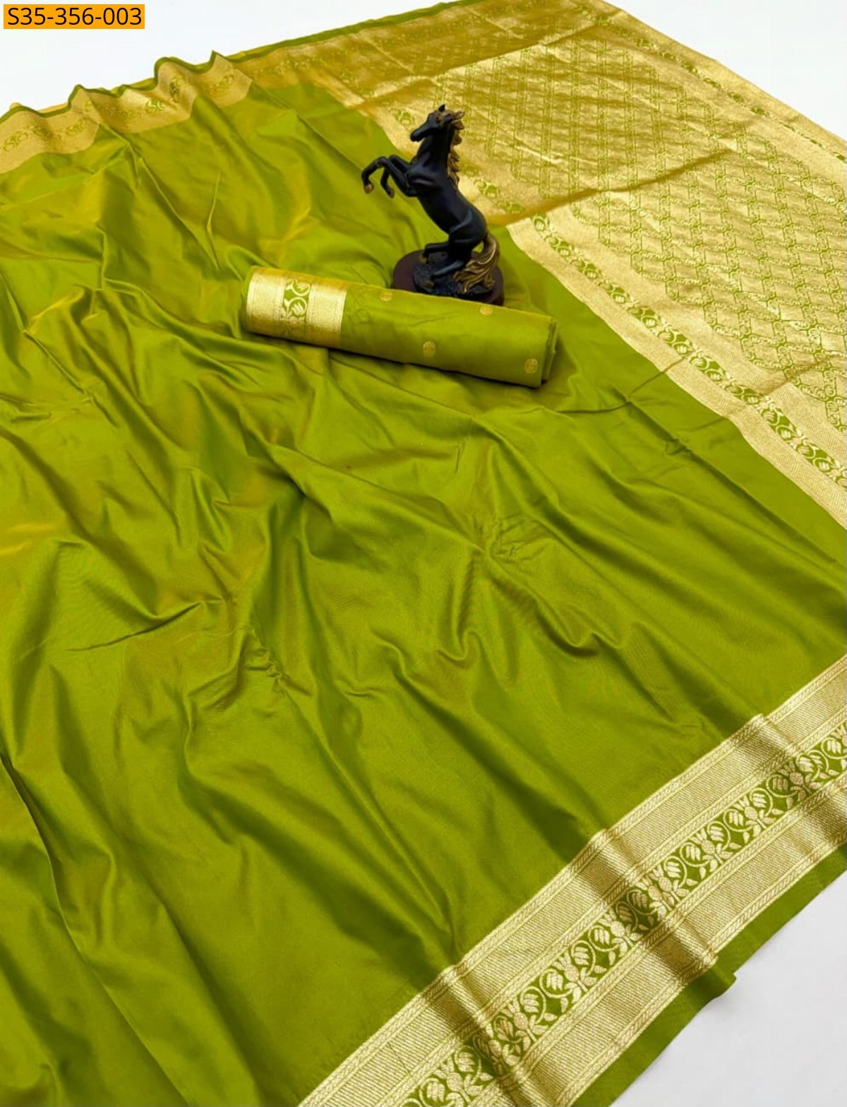 Green Fancy  Soft silk Weaving saree