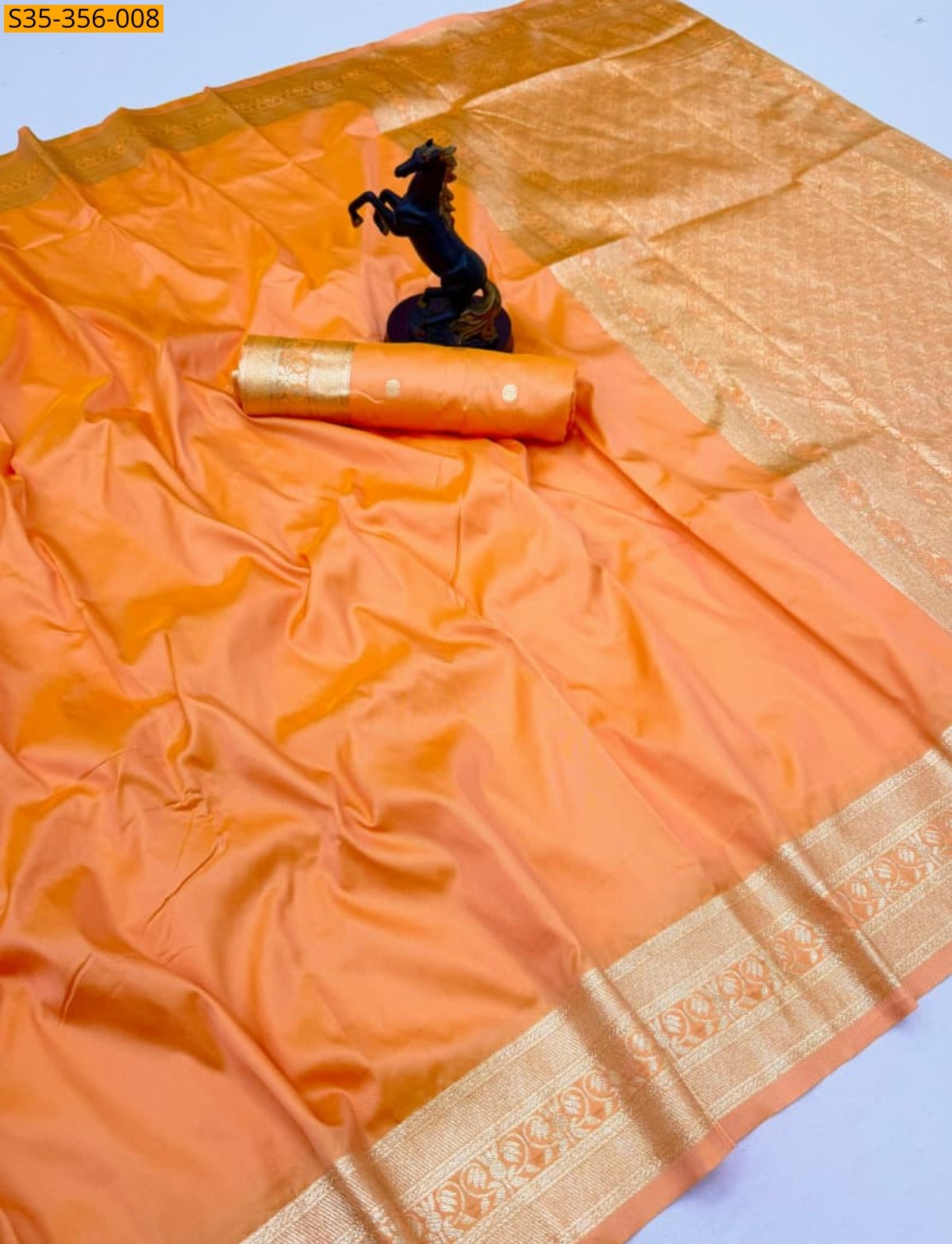 Peach Fancy  Soft silk Weaving saree