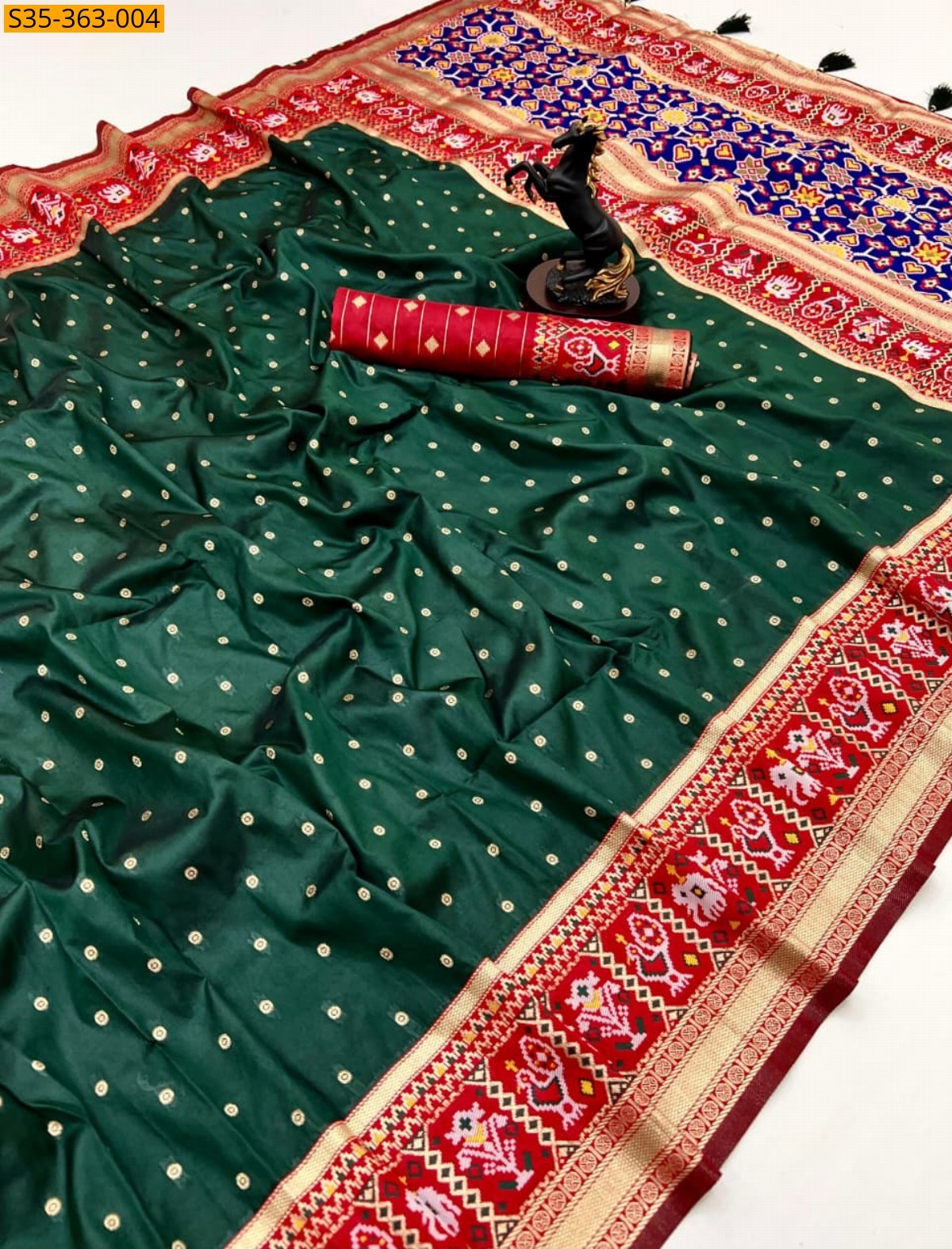 Green Soft Silk Sarees