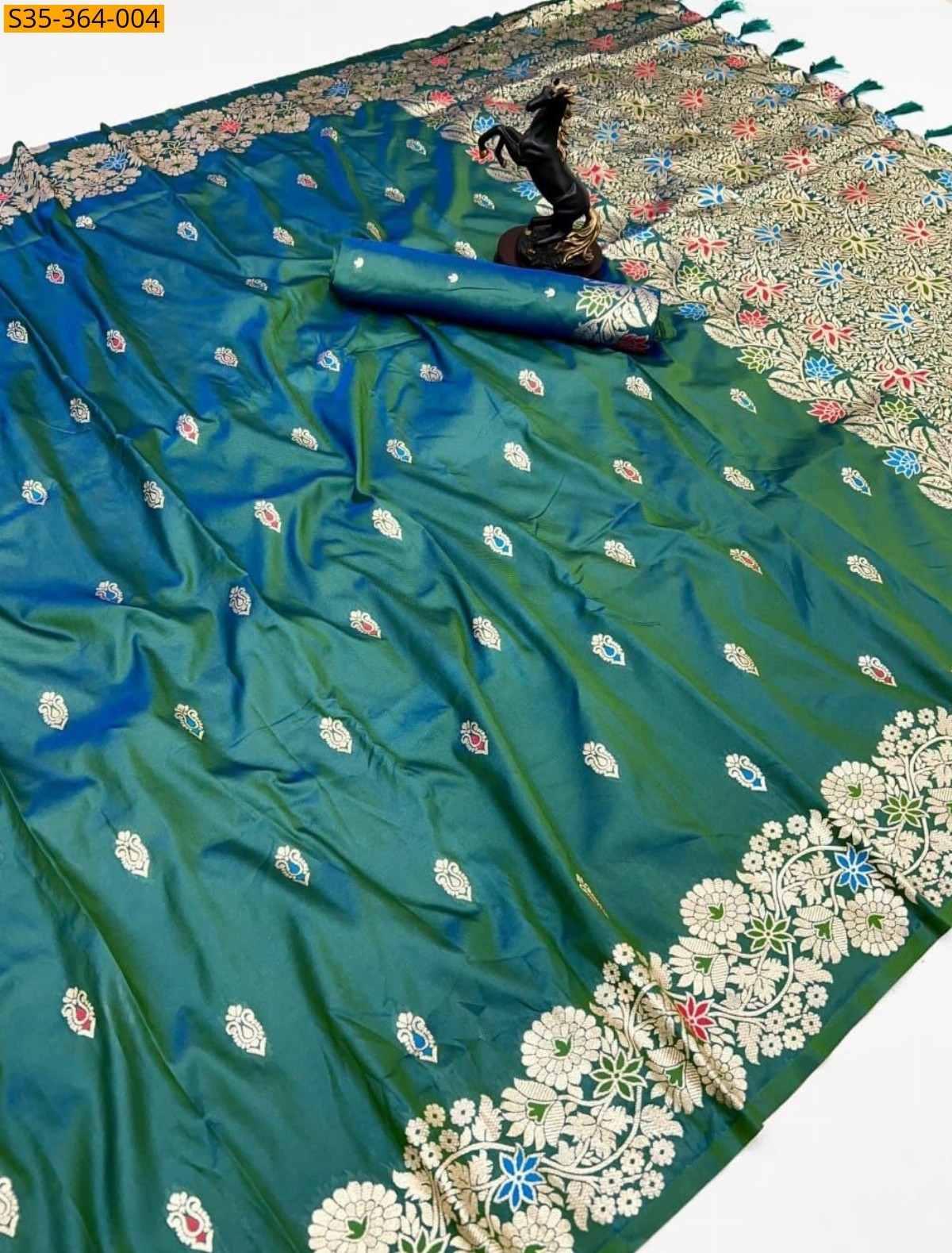 Green Soft Silk Saree