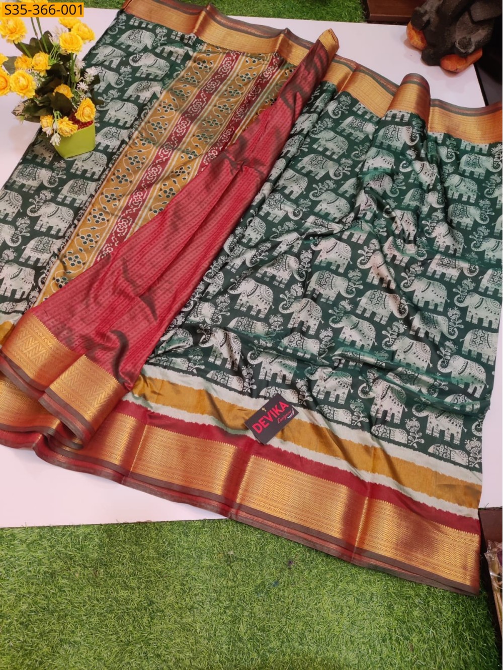 Mysore Silk Dupia Pattu Saree
