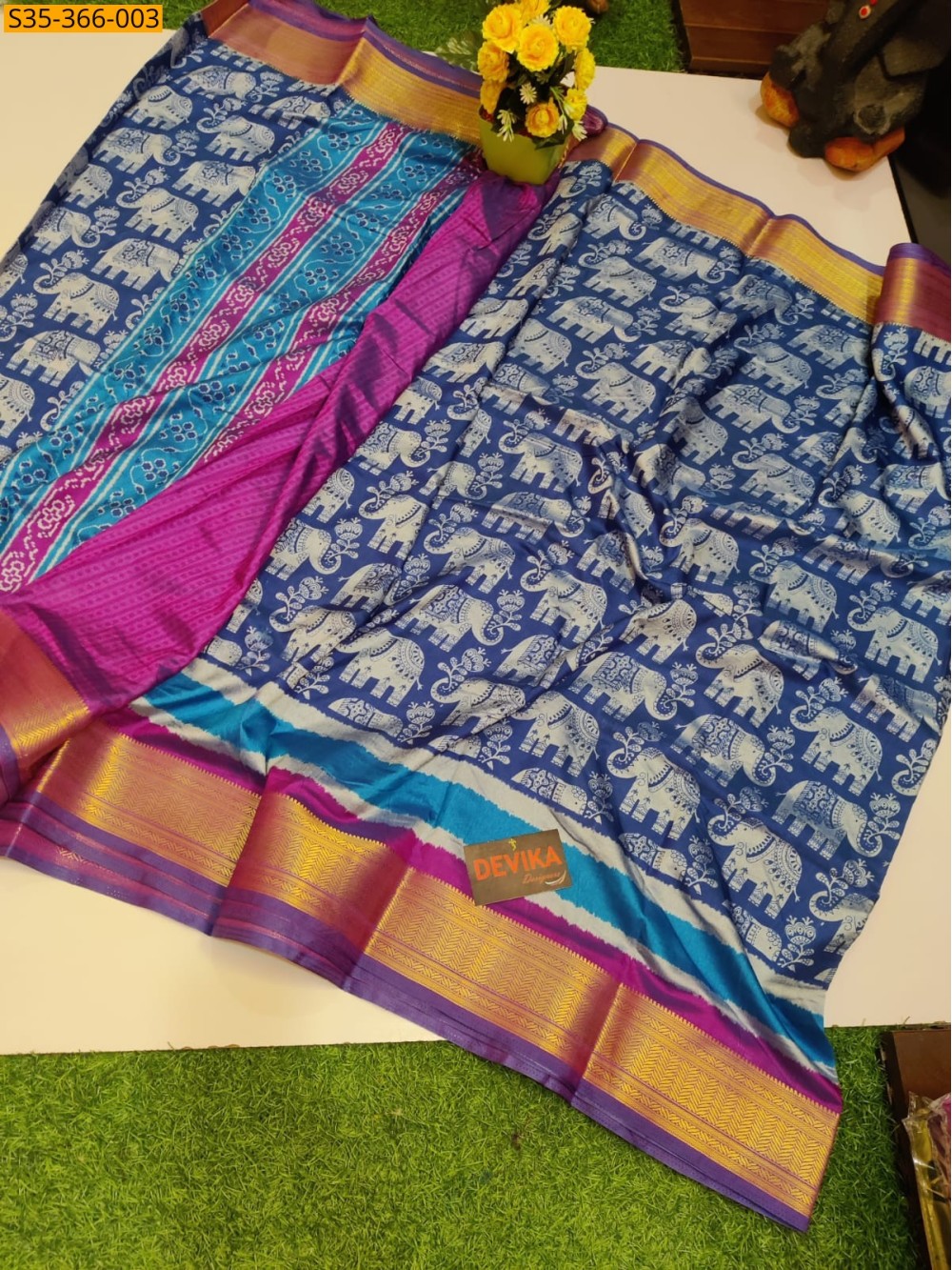 Mysore Silk Dupia Pattu Saree