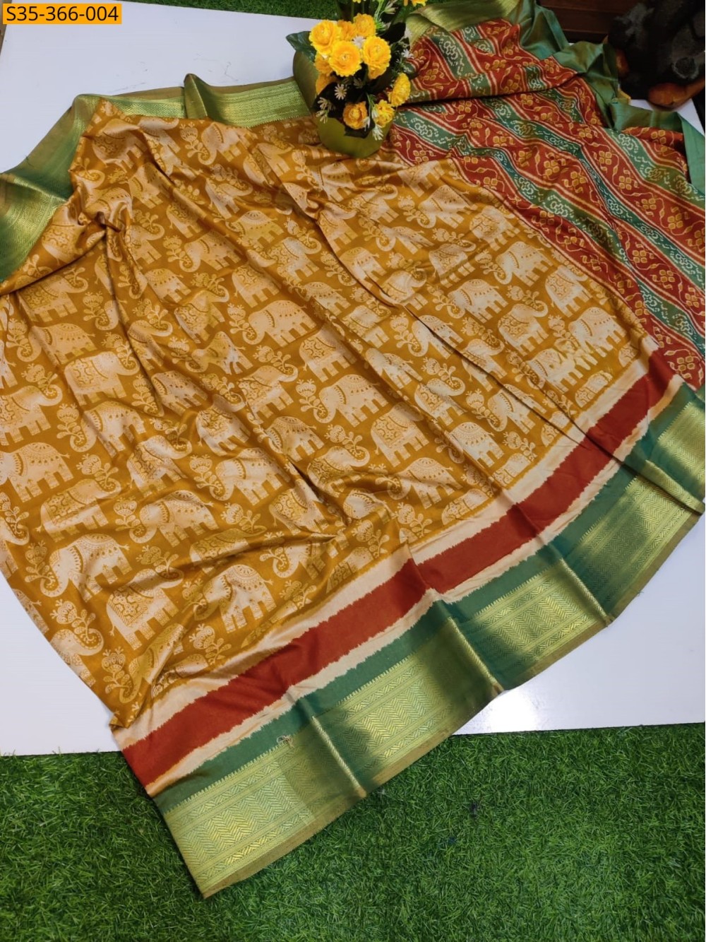 Mysore Silk Dupia Pattu Saree