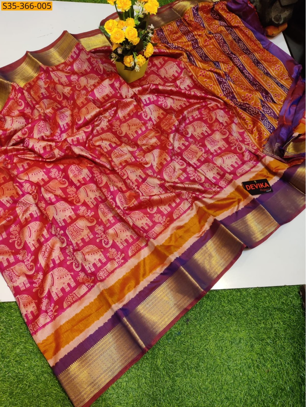 Mysore Silk Dupia Pattu Saree