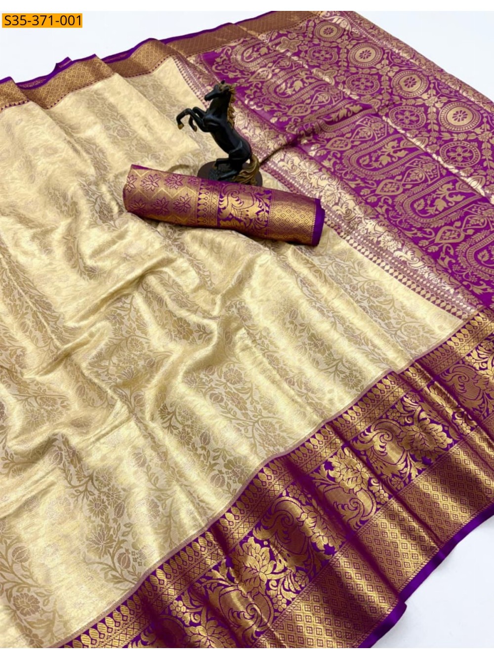 Fancy Kanchipuram Silk Saree