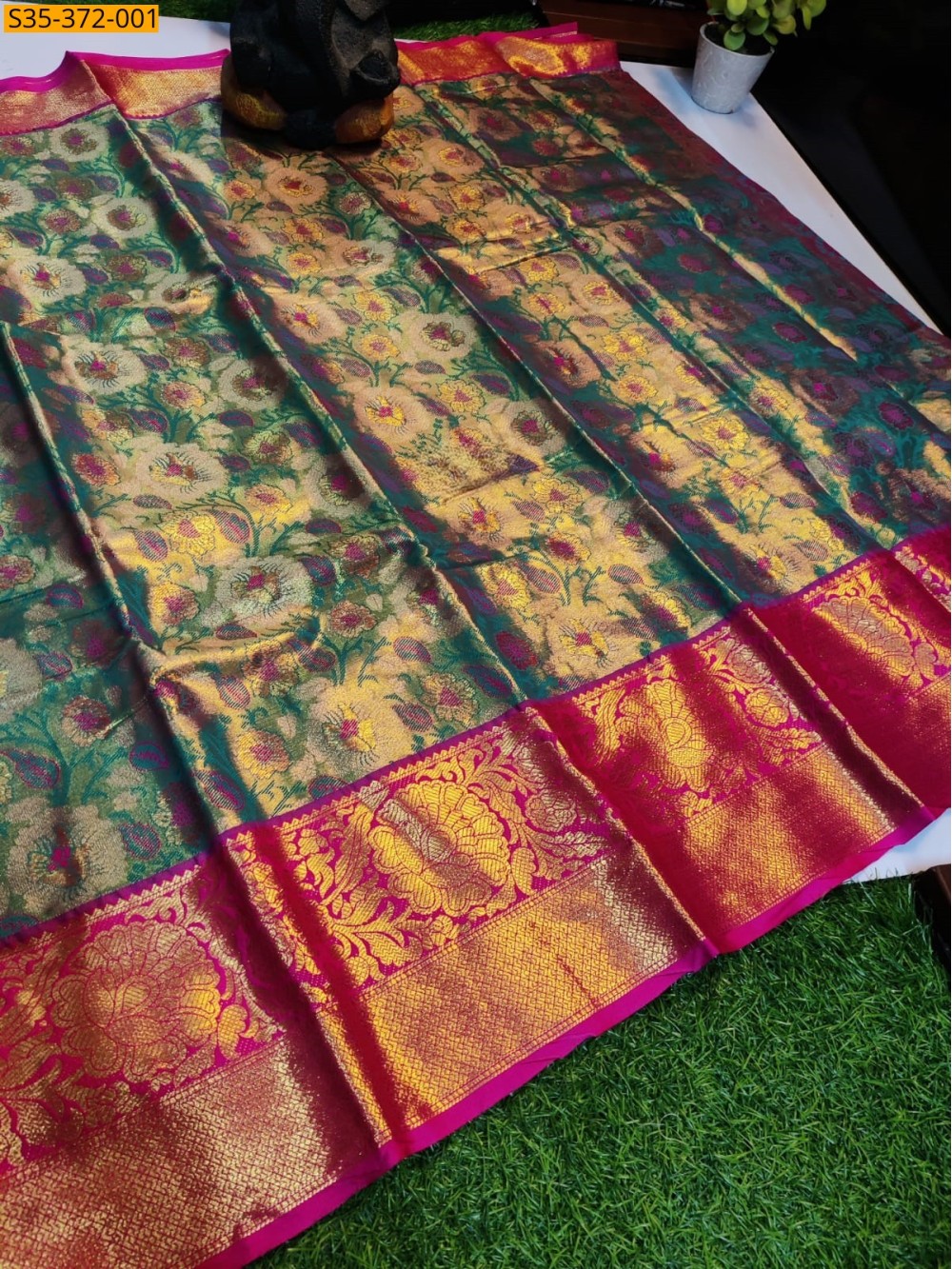 Fancy Soft Kora Tissue Silk Sarees