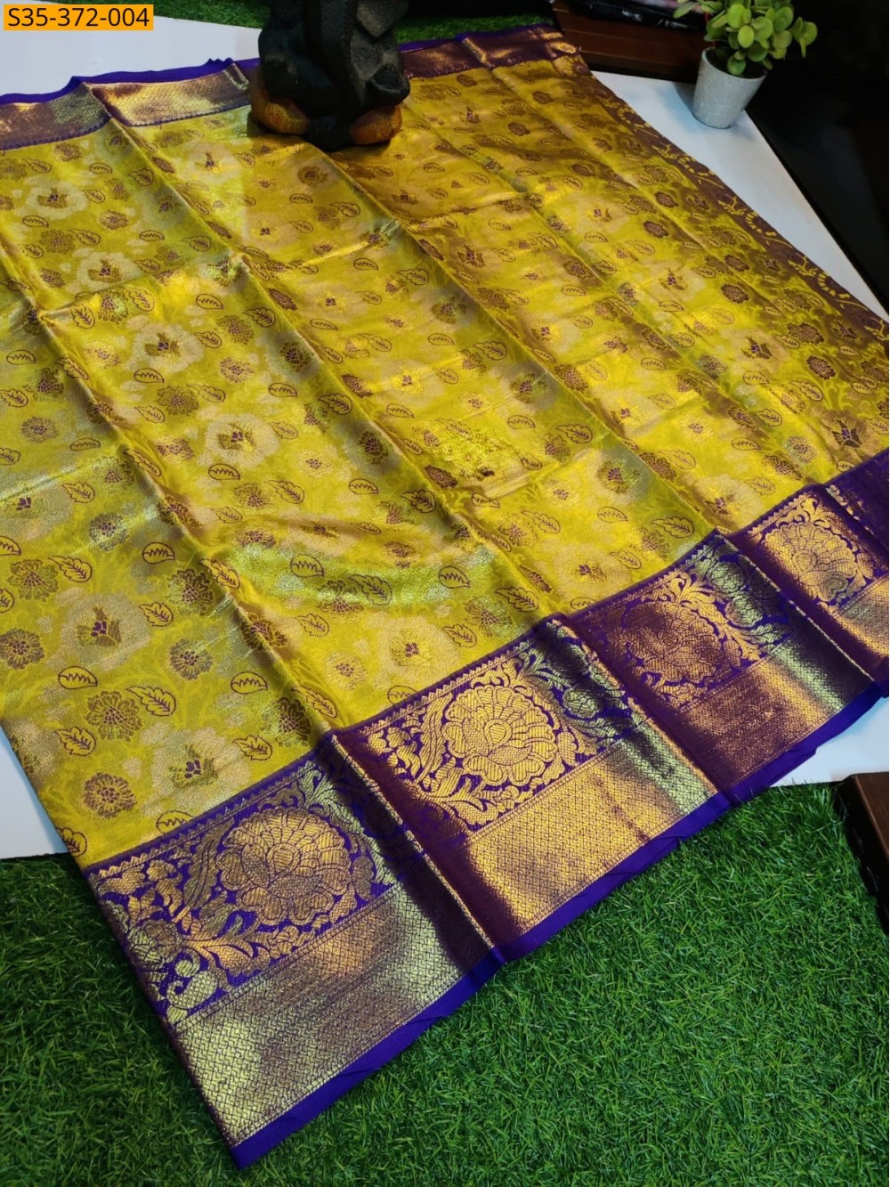Fancy Soft Kora Tissue Silk Sarees