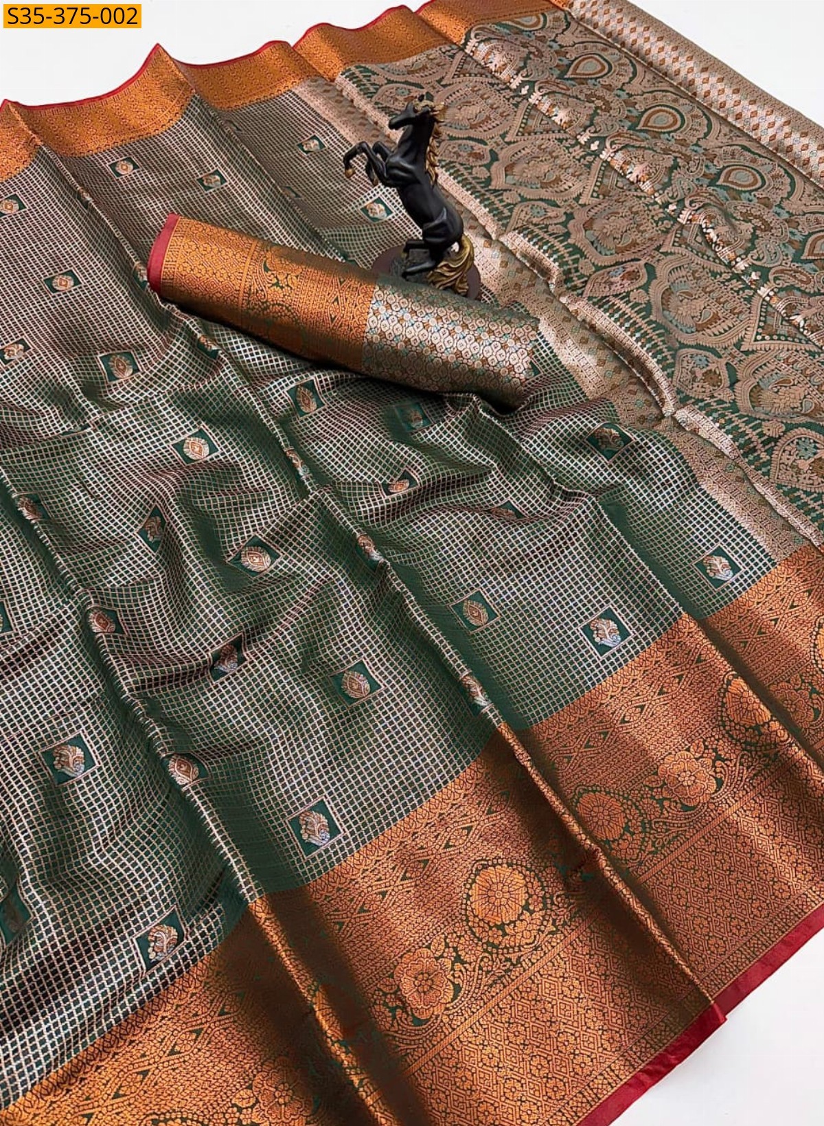 Green Fancy Soft Silk Sarees