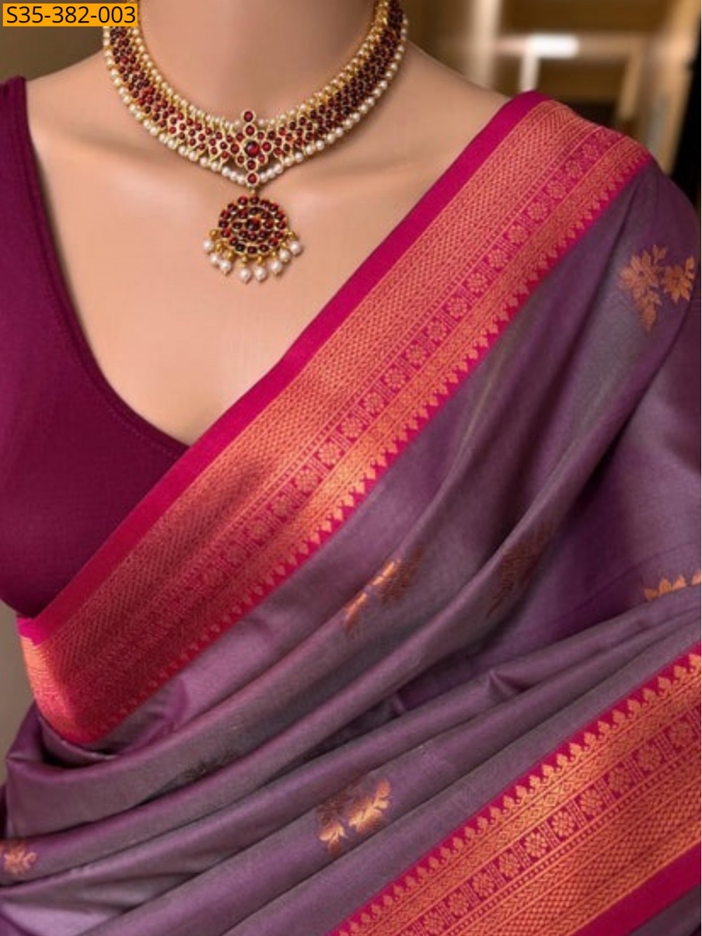Fancy Soft banarasi silk saree