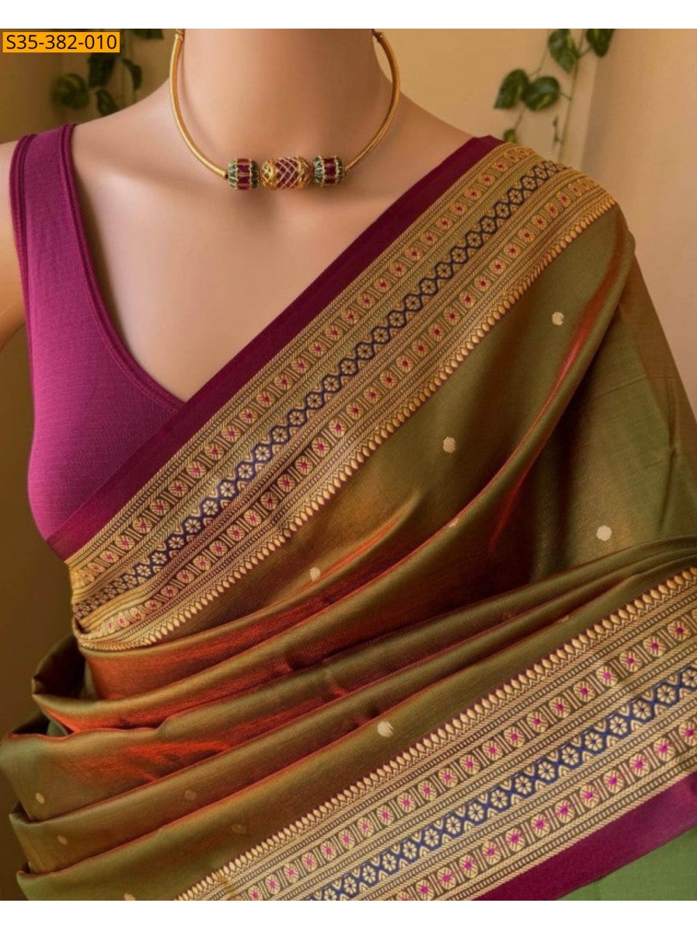 Fancy Soft banarasi silk saree