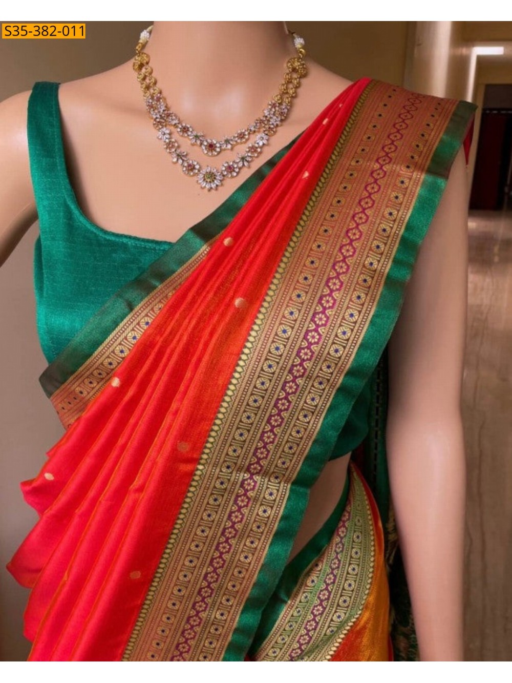 Fancy Soft banarasi silk saree