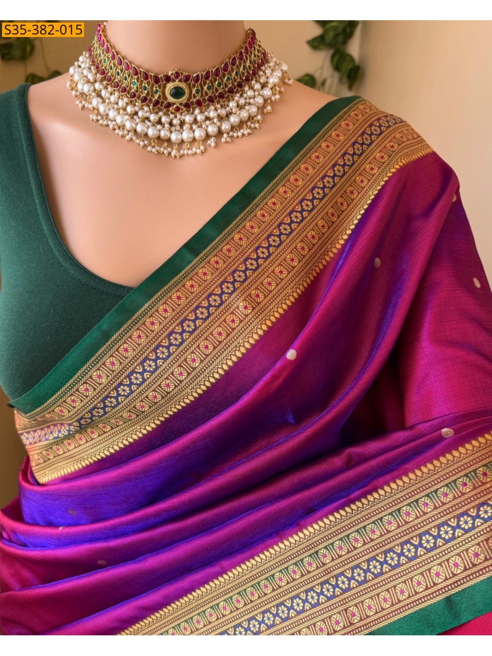 Fancy Soft banarasi silk saree