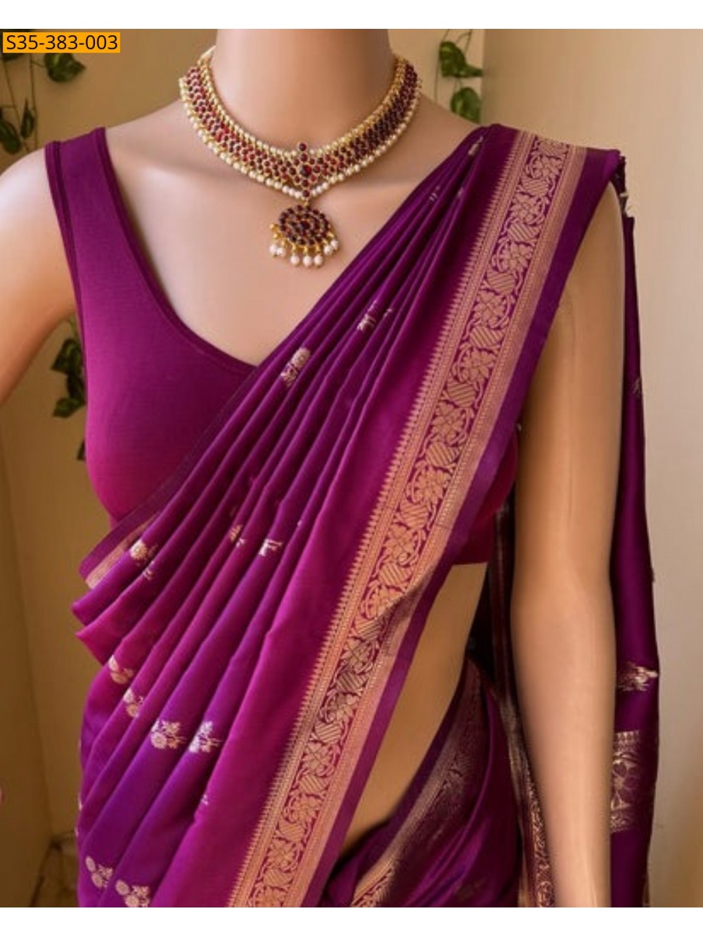 Fancy Soft banarasi silk saree