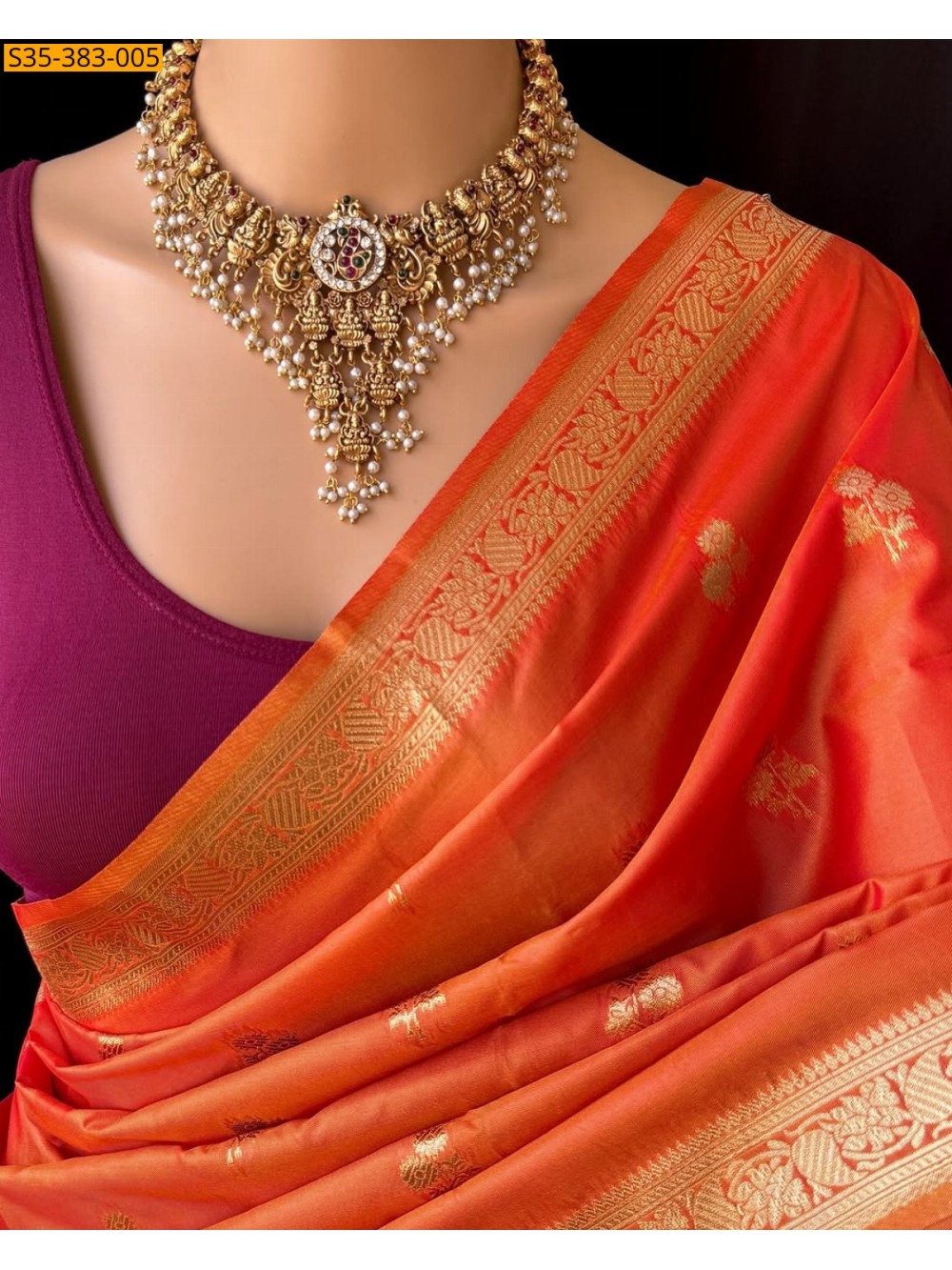 Fancy Soft banarasi silk saree
